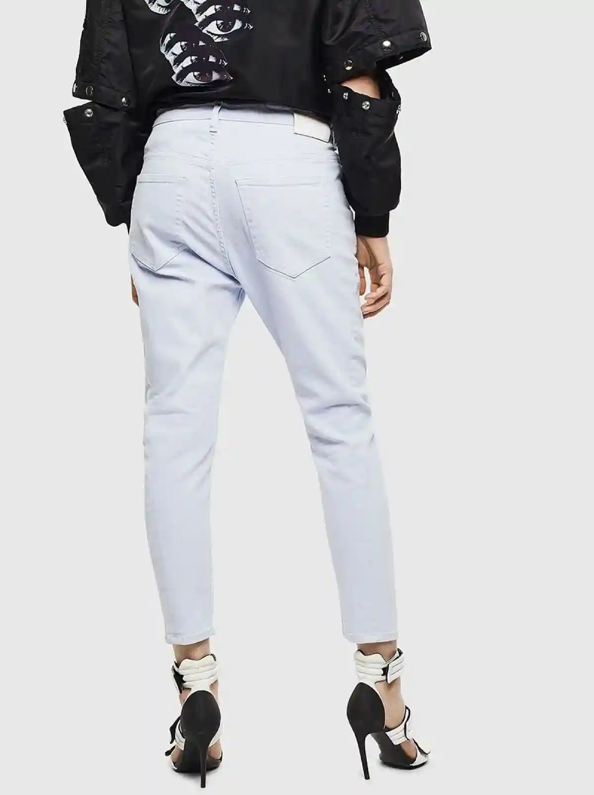 Blue Boyfriend Fit Jeans- Fayza