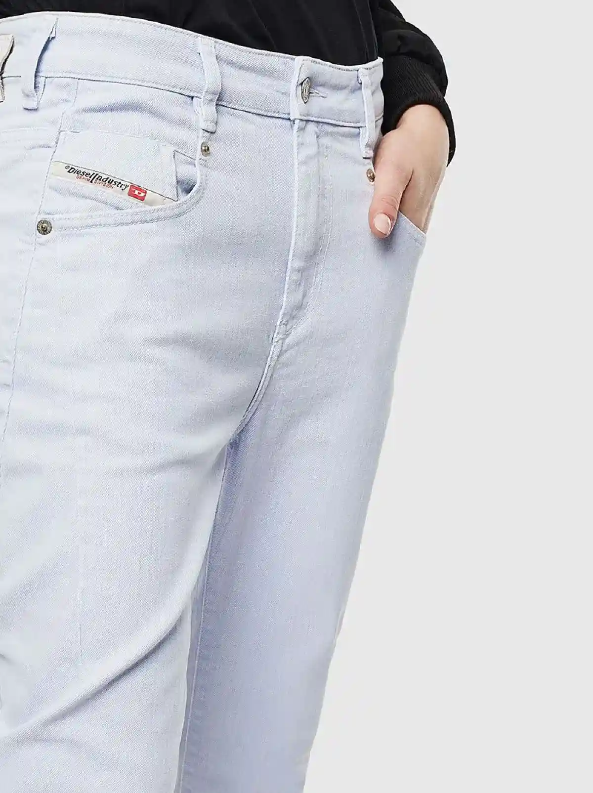 Blue Boyfriend Fit Jeans- Fayza