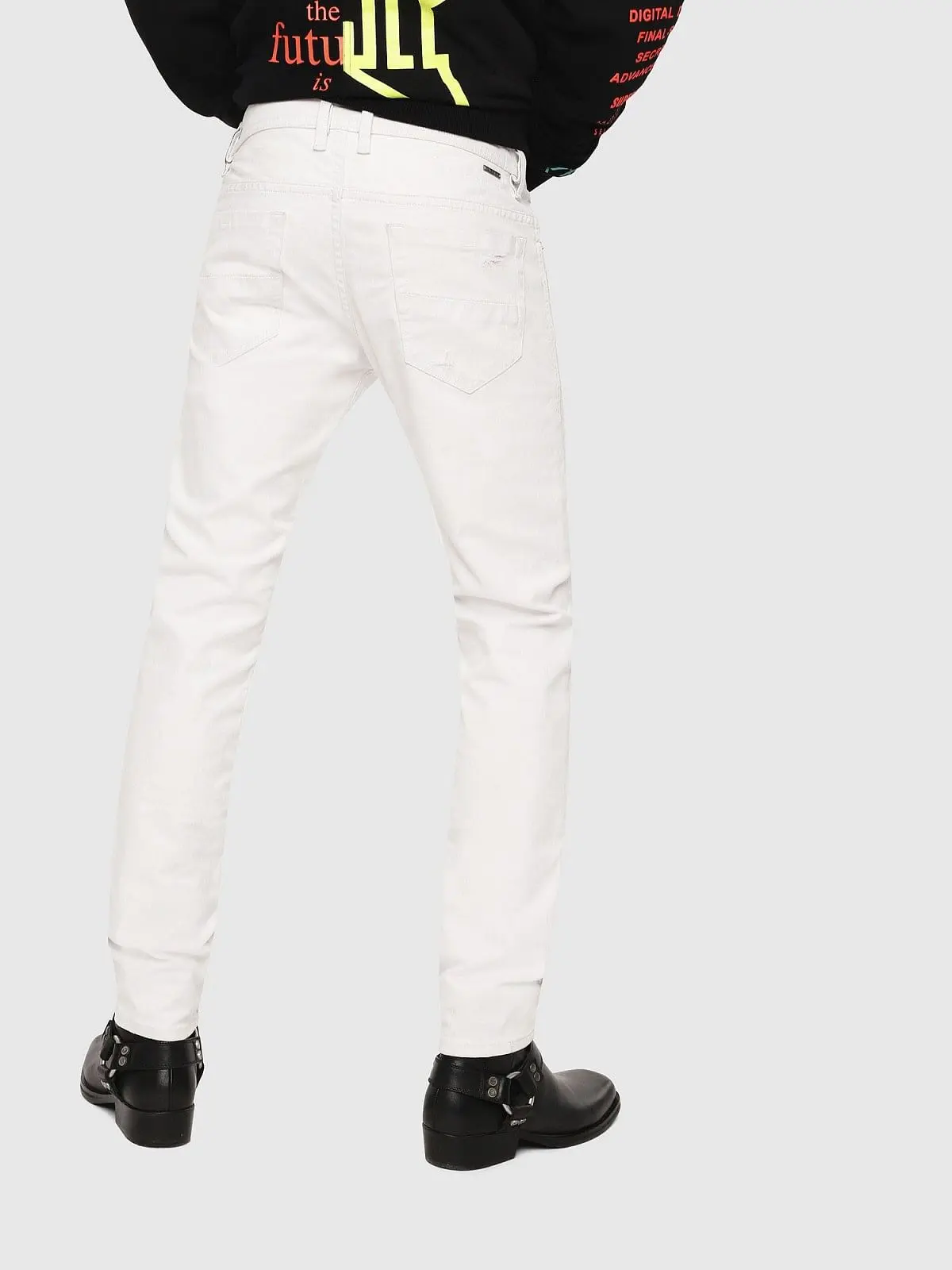 White Slim Fit Jeans- Thommer