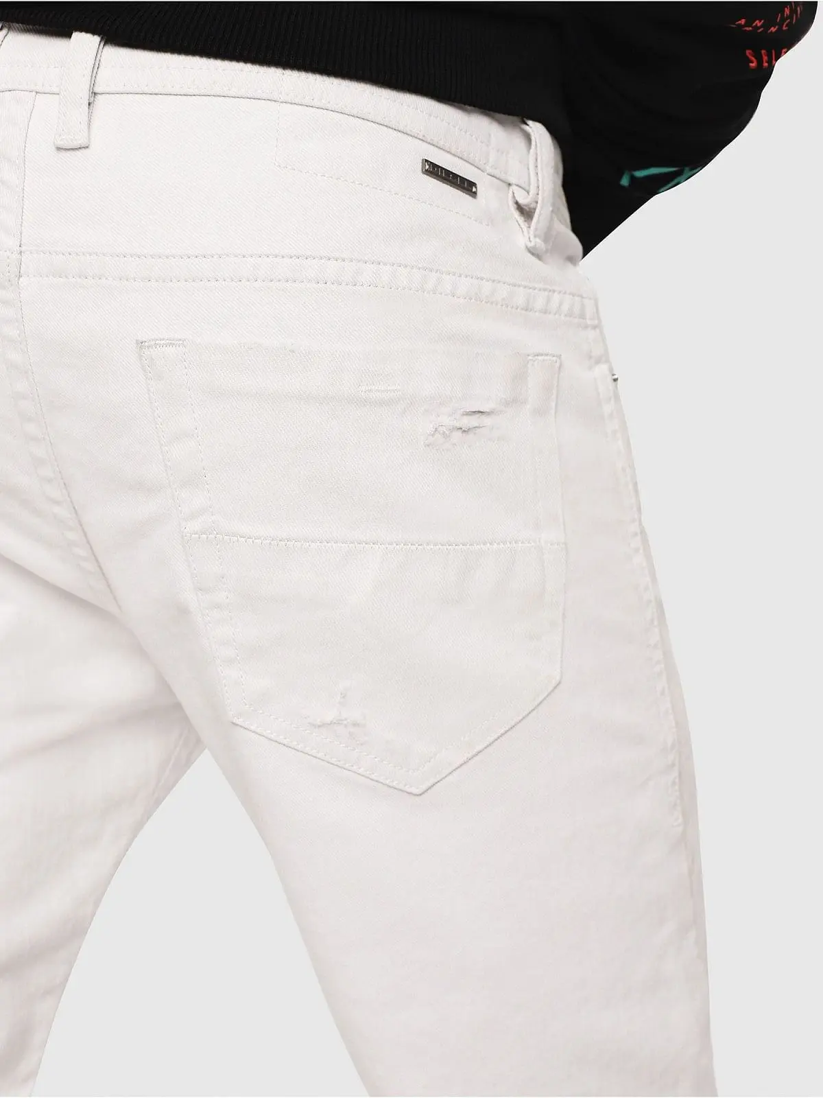 White Slim Fit Jeans- Thommer