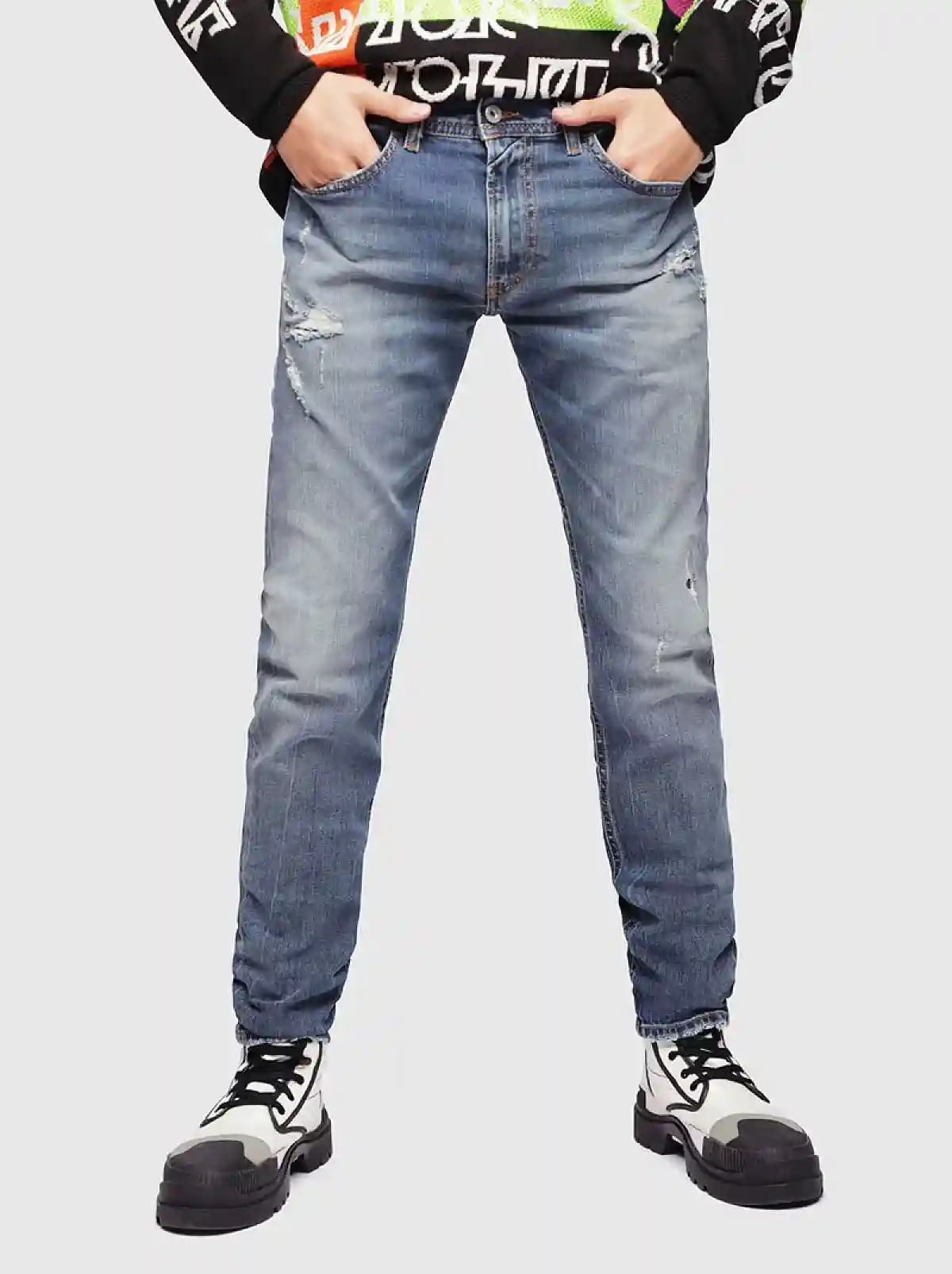 Blue Slim Fit Jeans- Thommer