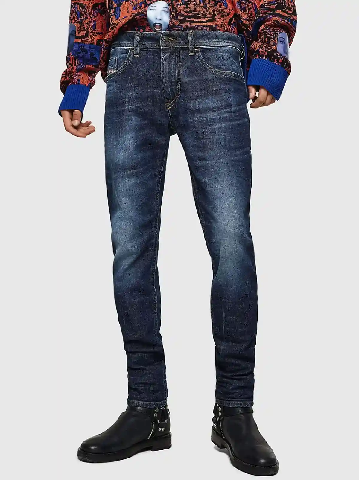 Blue Slim Fit Jeans- Thommer