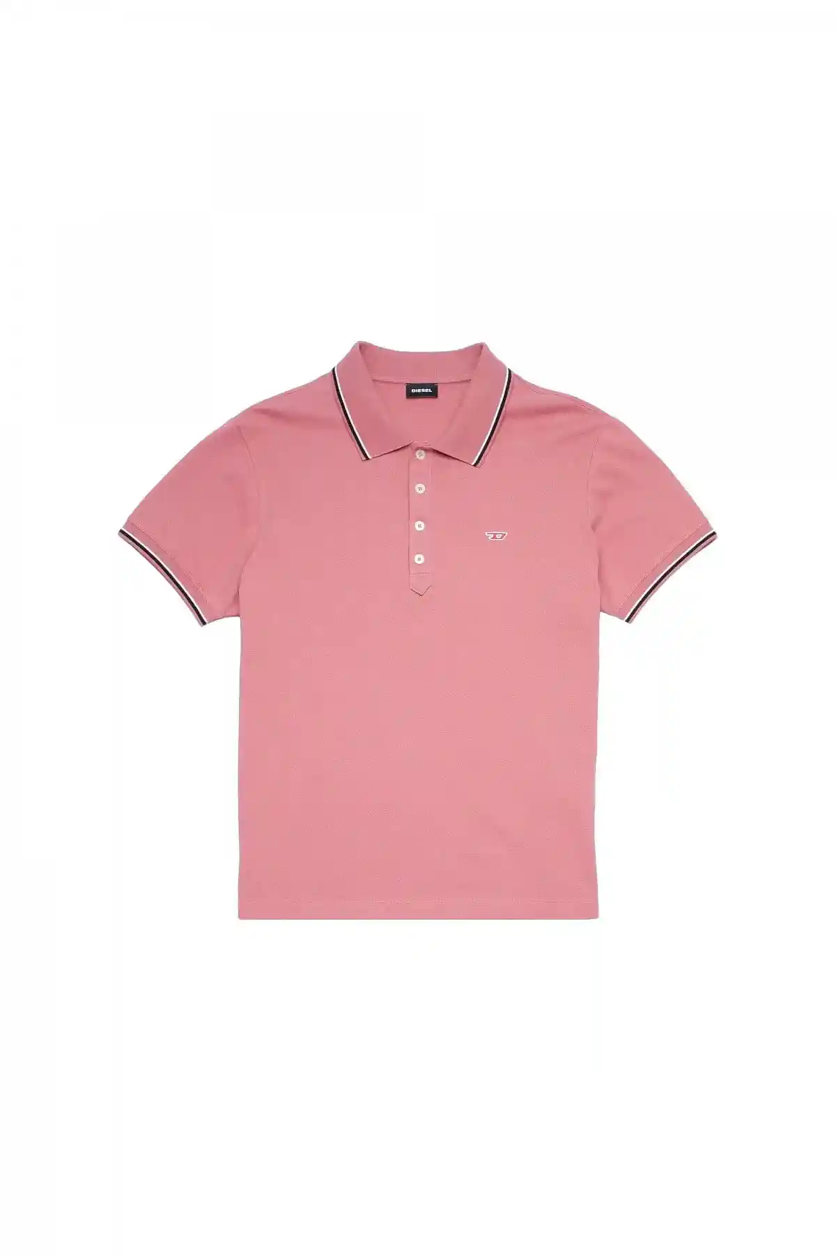 Pink Cotton-piquet polo shirt