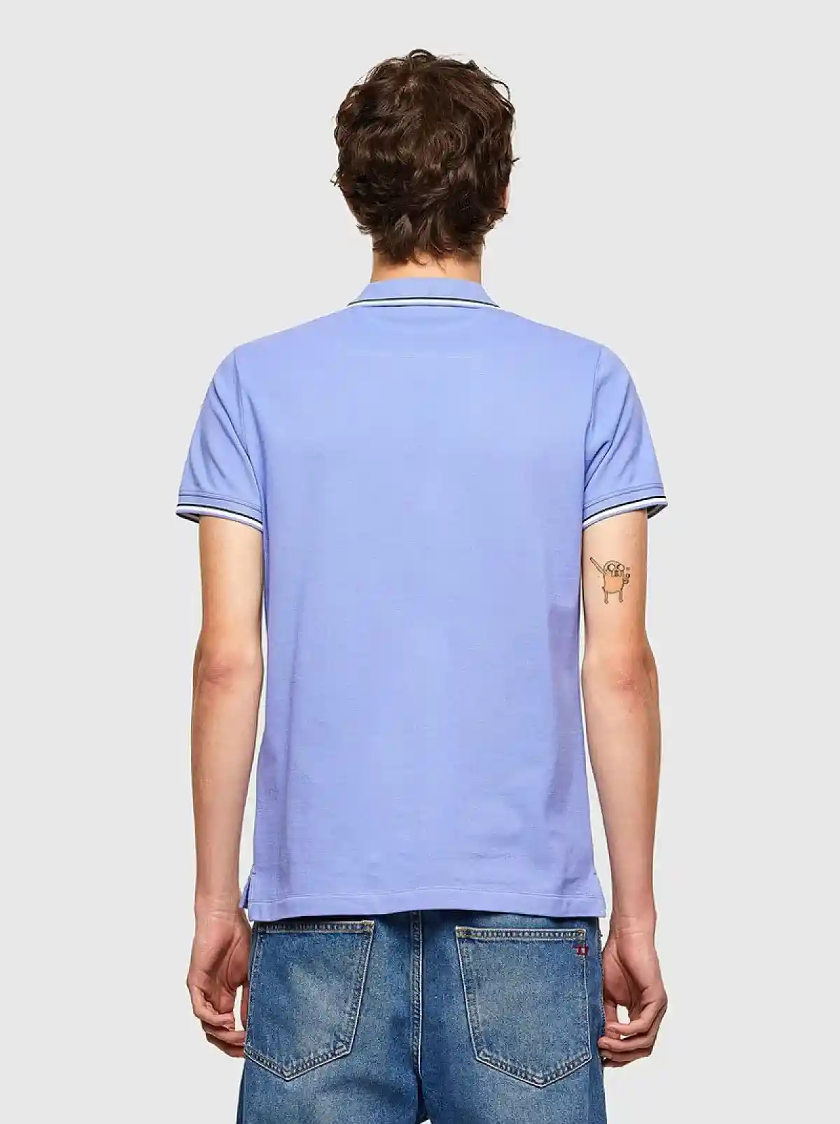 Purple Cotton-piquet polo shirt