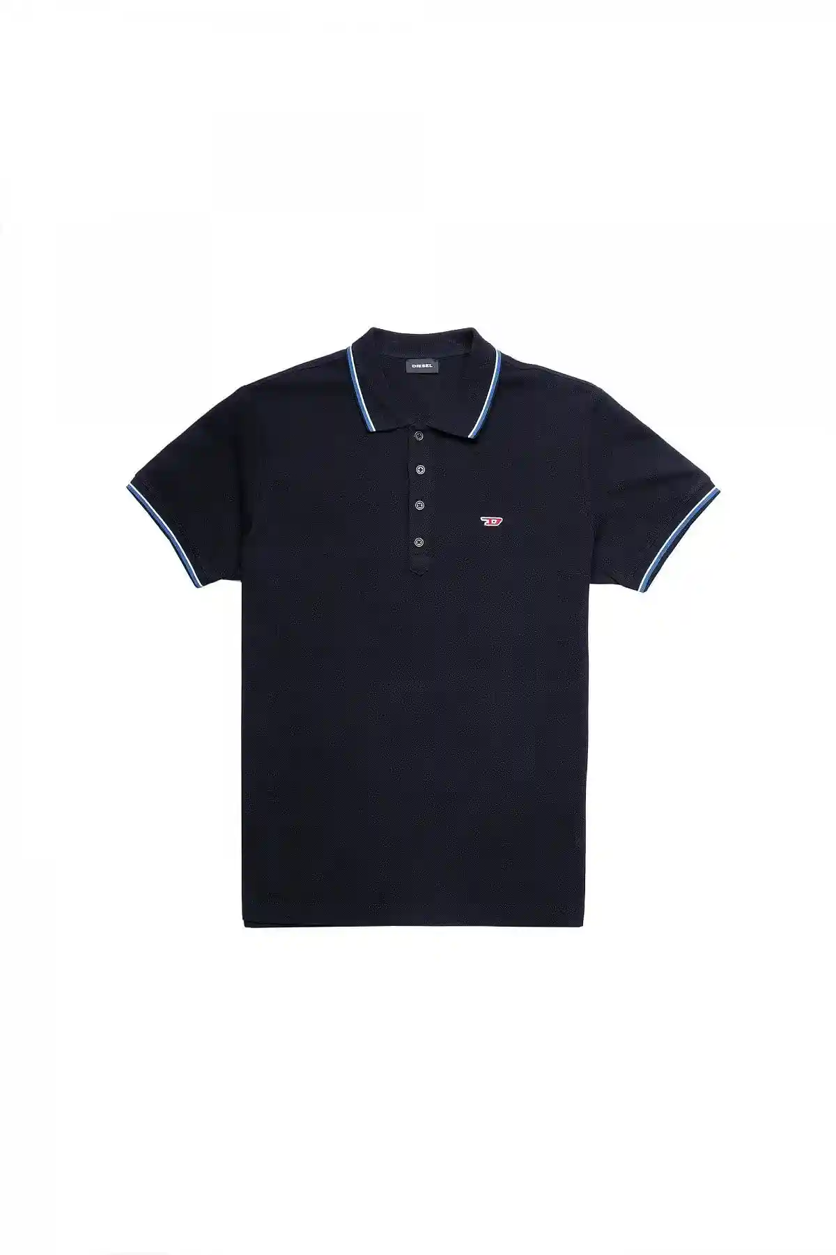 Black Cotton-piquet polo shirt