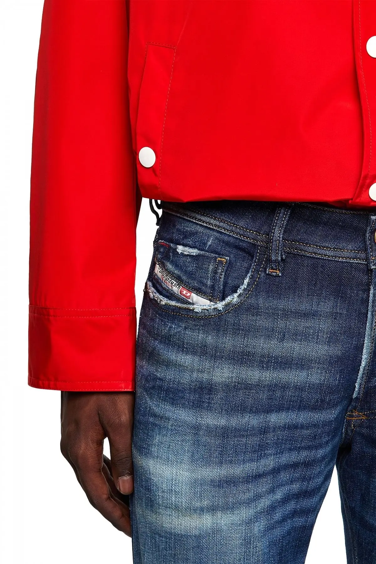 Blue Skinny Fit-Sleenker-Jeans