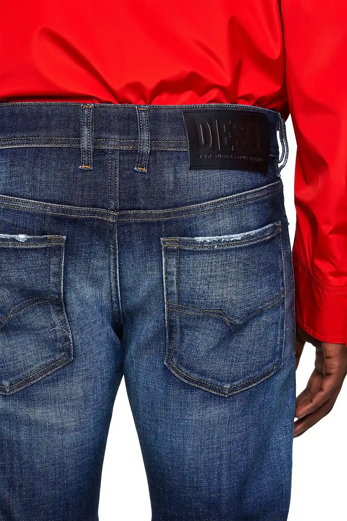 Blue Skinny Fit-Sleenker-Jeans
