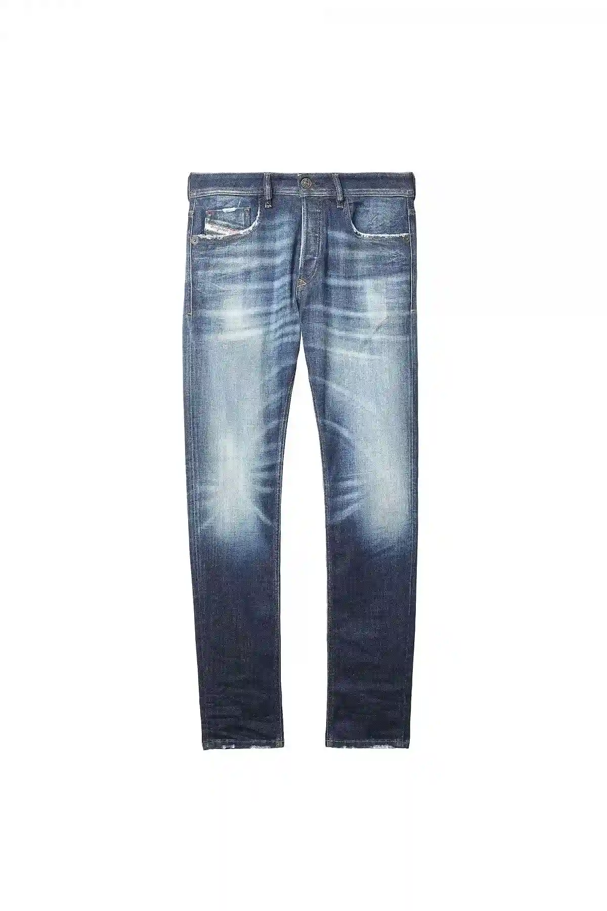 Blue Skinny Fit-Sleenker-Jeans