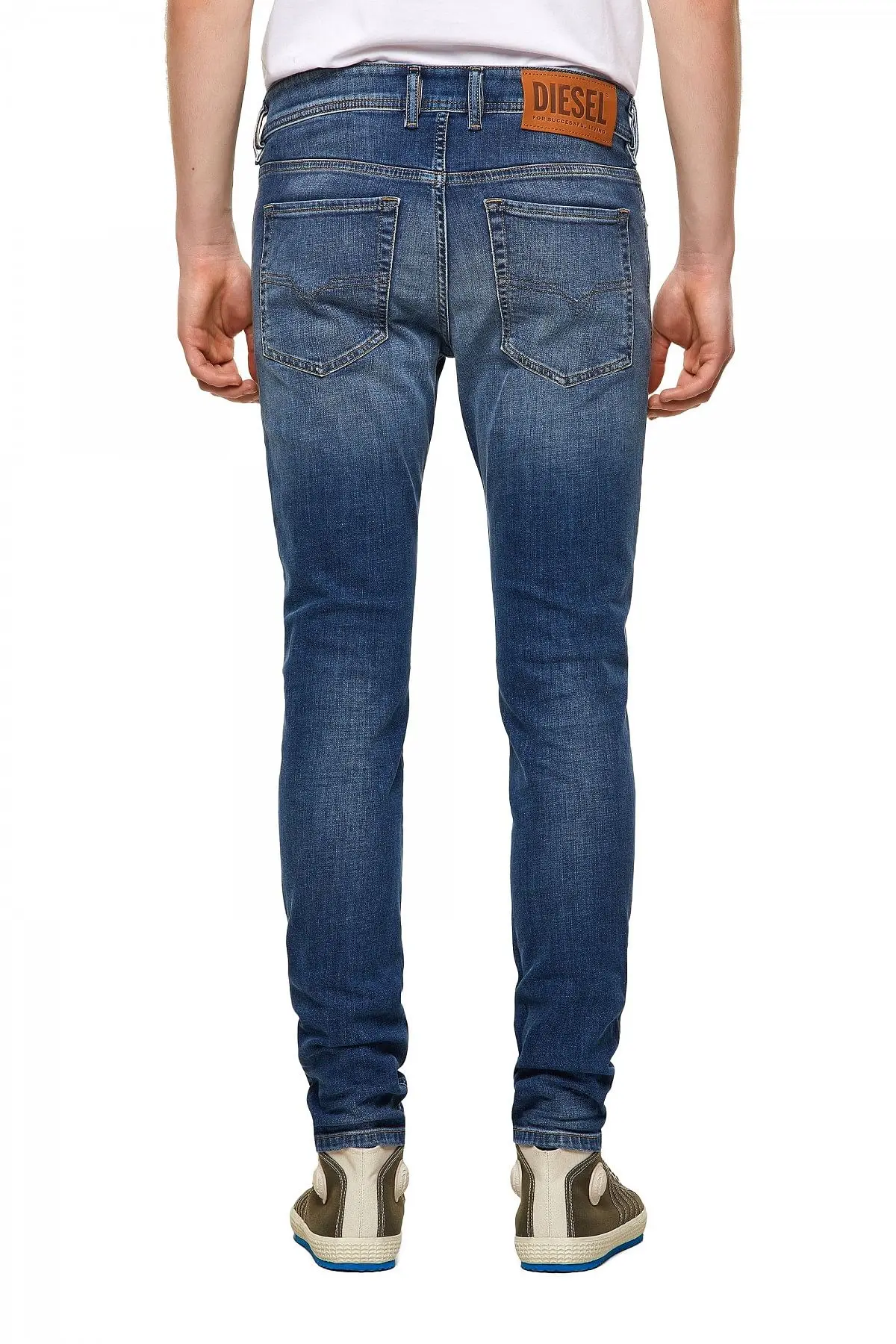 Blue Skinny Fit-Sleenker-Jeans
