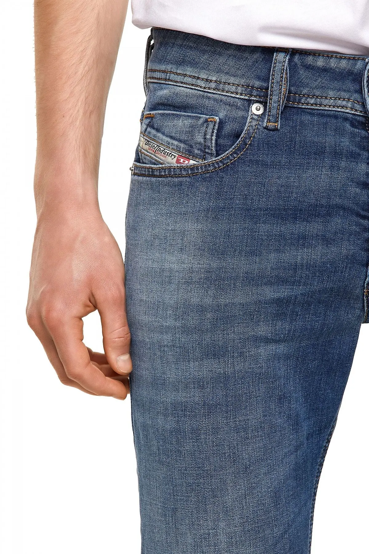 Blue Skinny Fit-Sleenker-Jeans