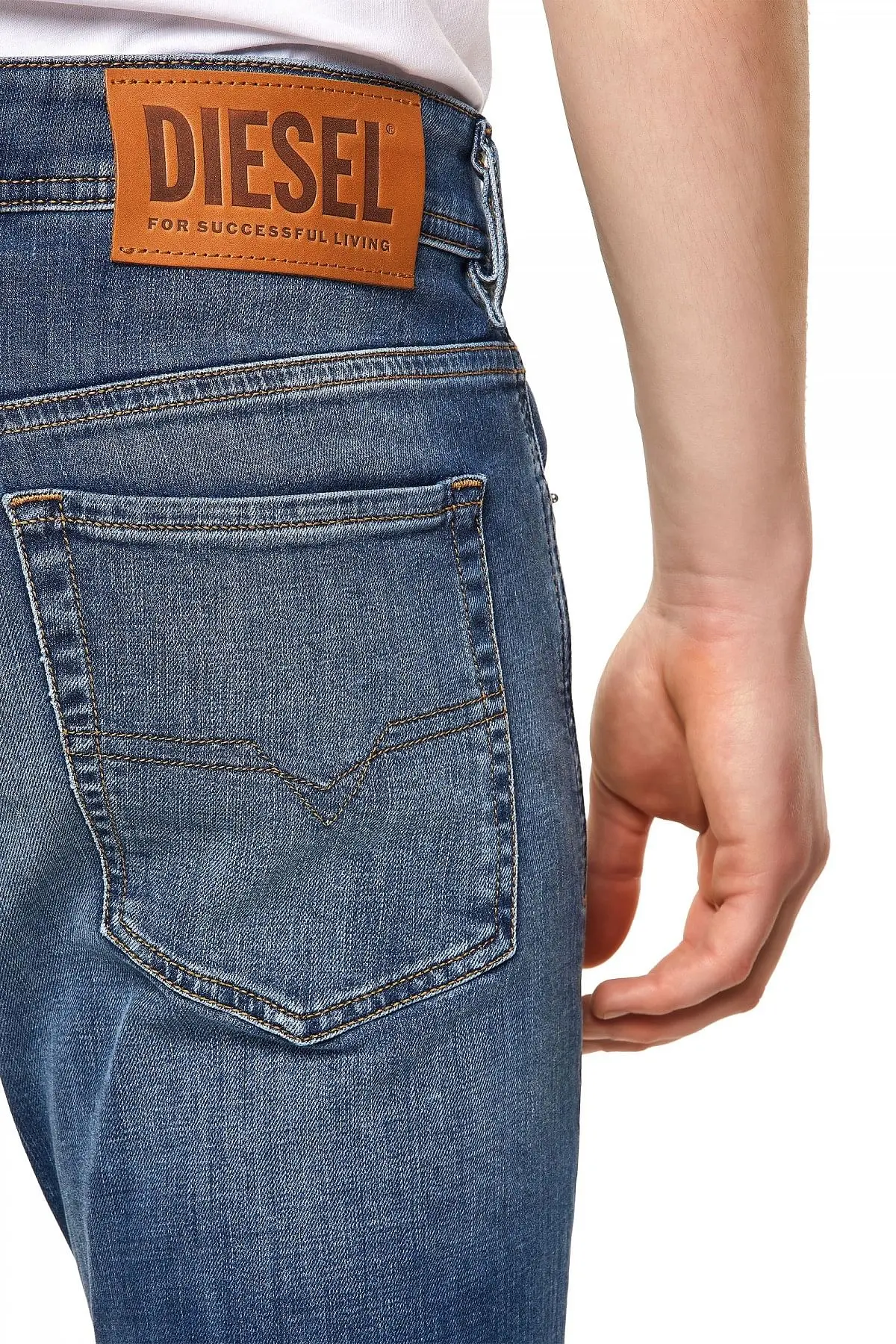 Blue Skinny Fit-Sleenker-Jeans