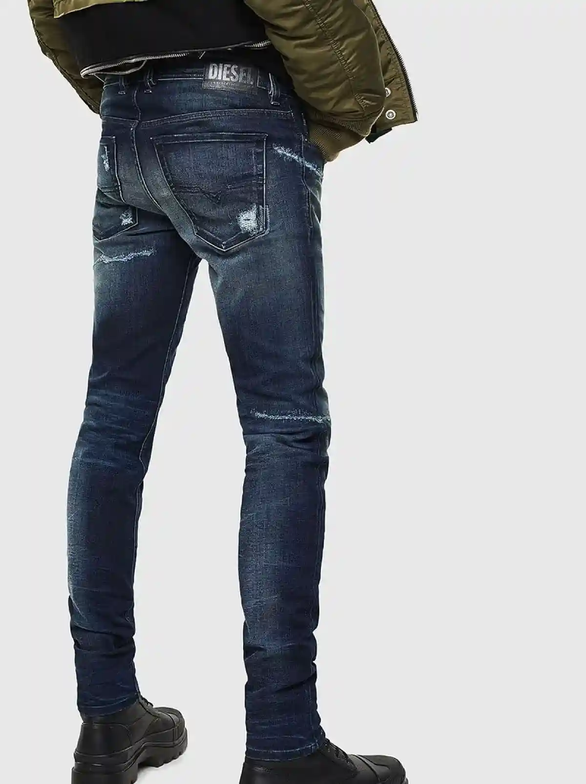 Blue Skinny Fit-Sleenker-Jeans