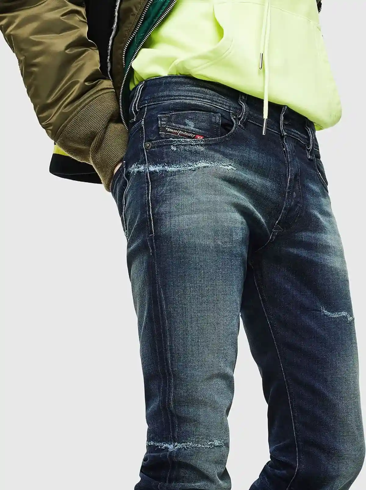 Blue Skinny Fit-Sleenker-Jeans