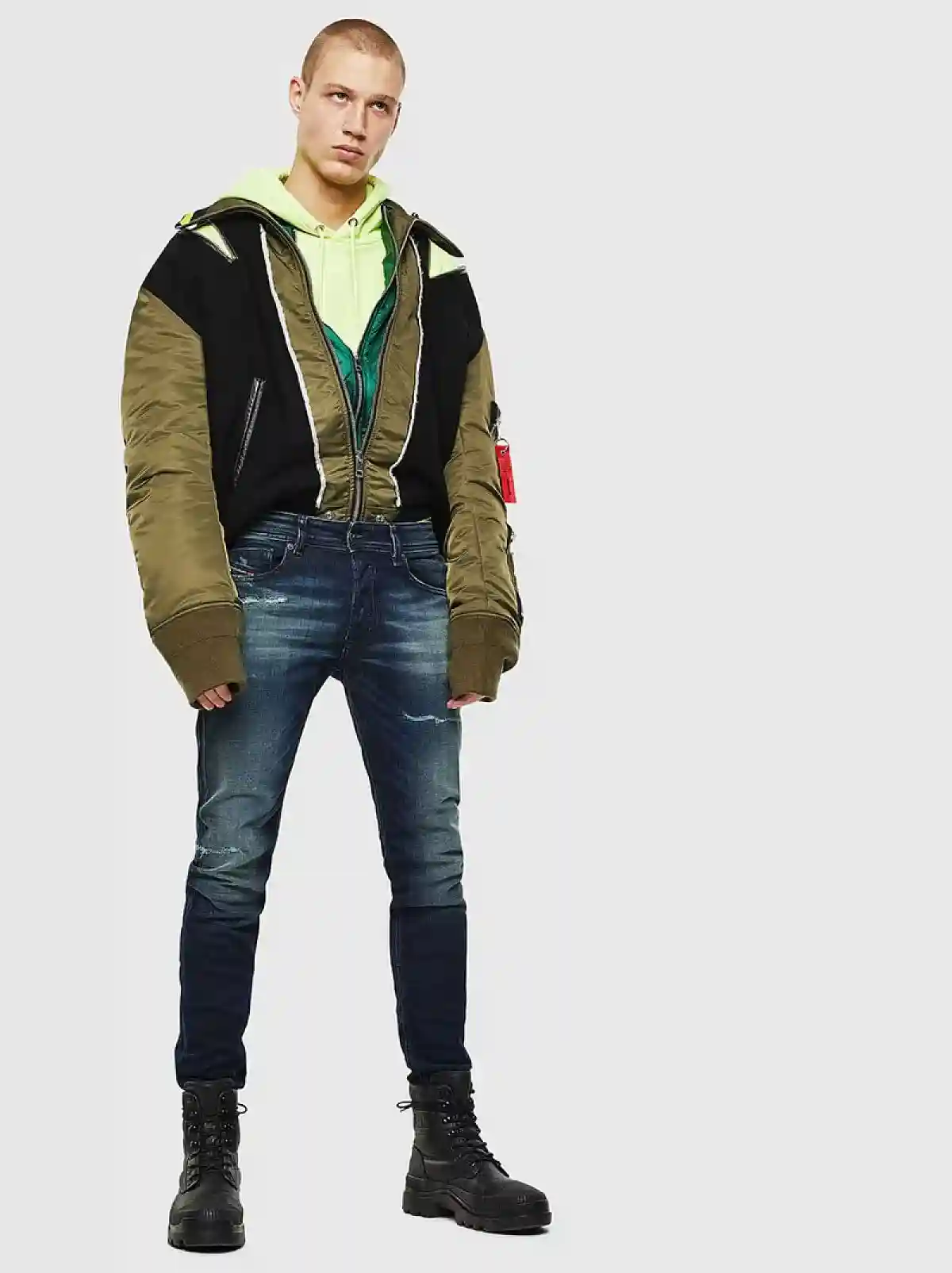 Blue Skinny Fit-Sleenker-Jeans