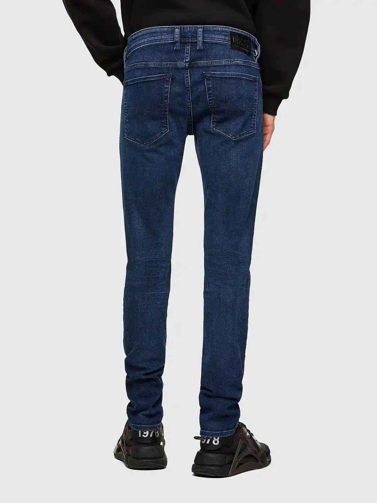 Blue Skinny Fit-Sleenker-Jeans