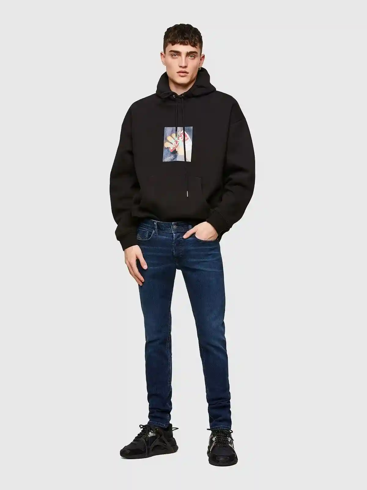 Blue Skinny Fit-Sleenker-Jeans