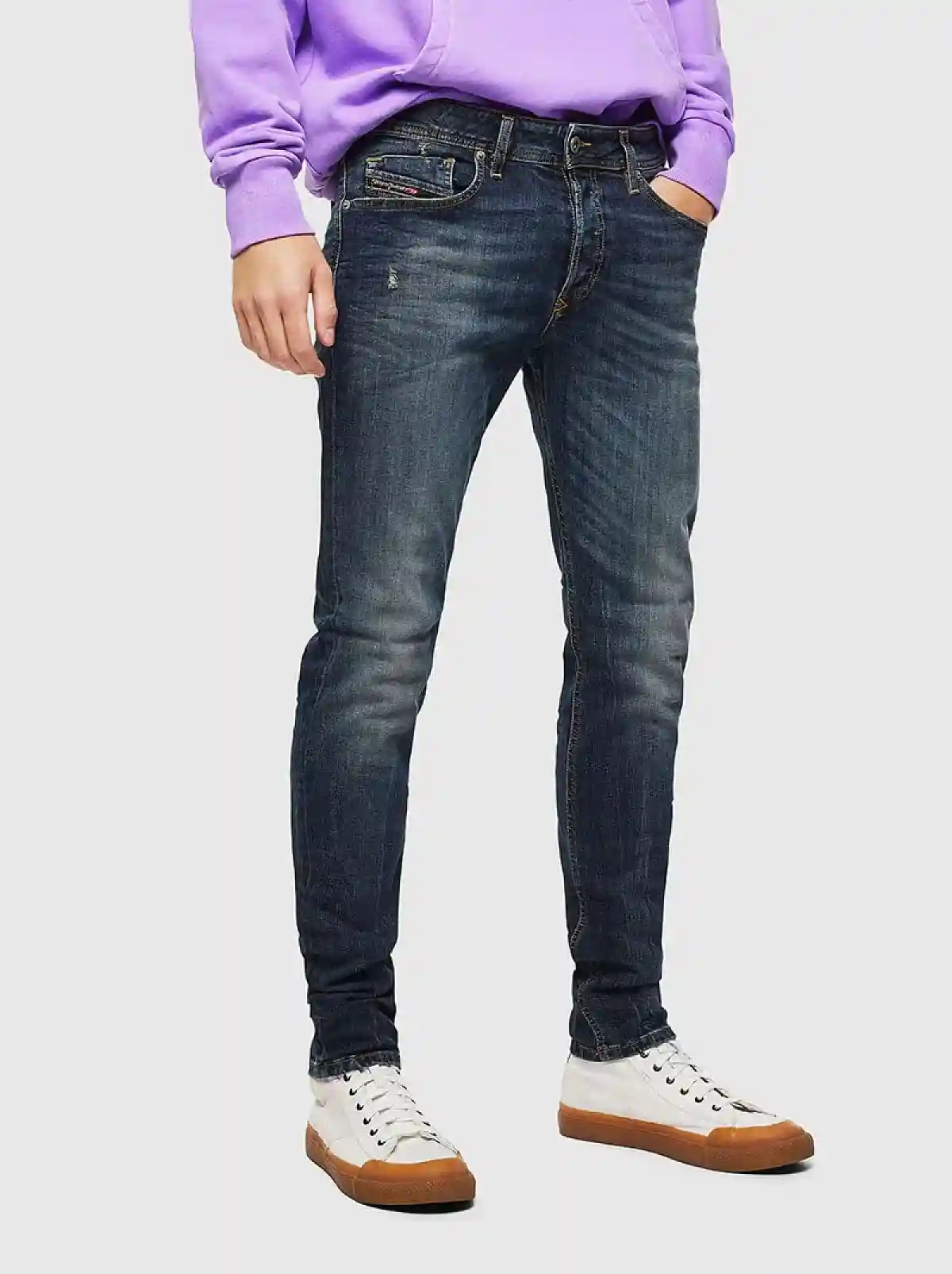 Blue Skinny Fit-Sleenker-Jeans