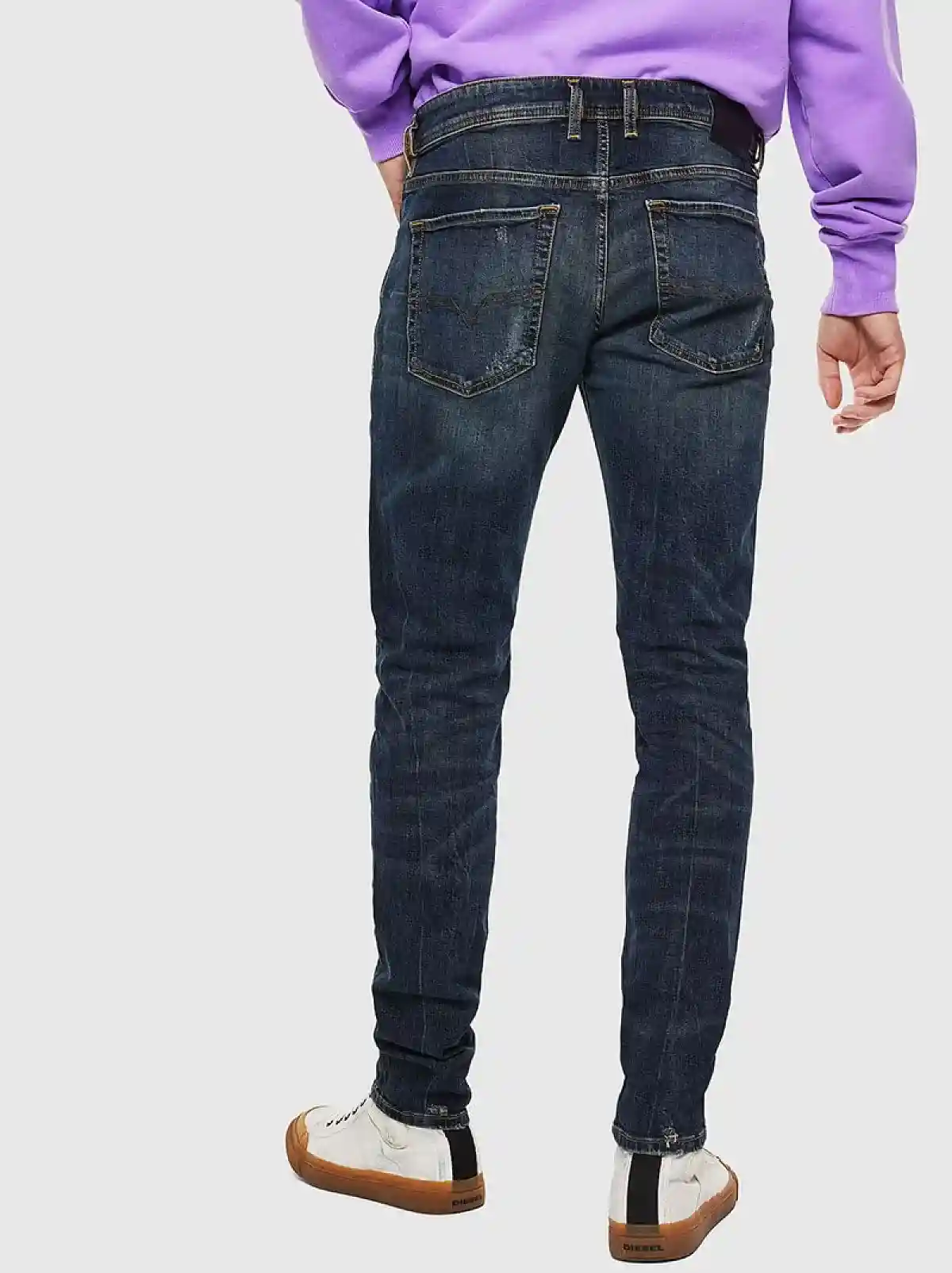 Blue Skinny Fit-Sleenker-Jeans
