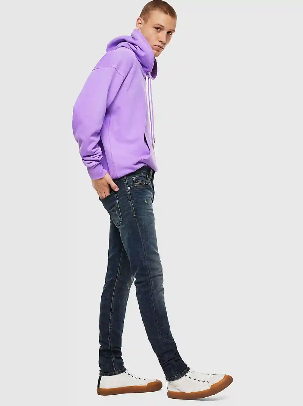 Blue Skinny Fit-Sleenker-Jeans