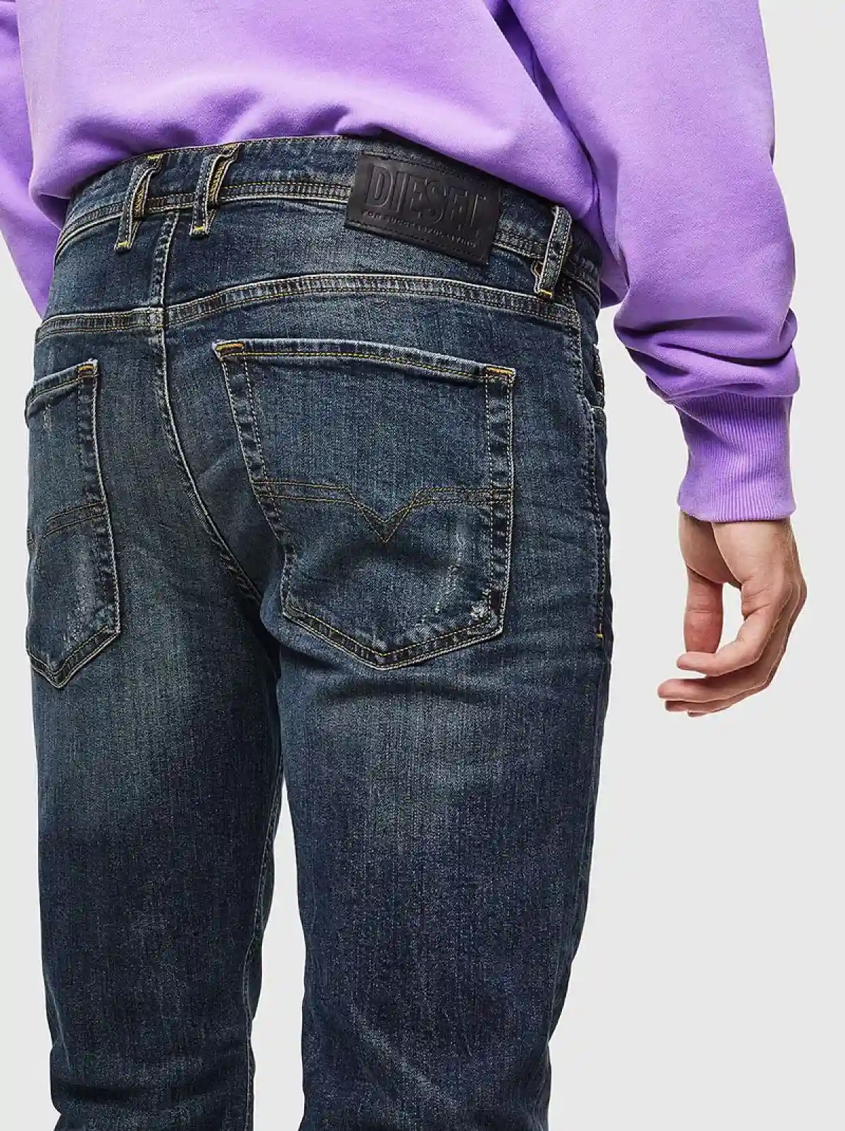 Blue Skinny Fit-Sleenker-Jeans
