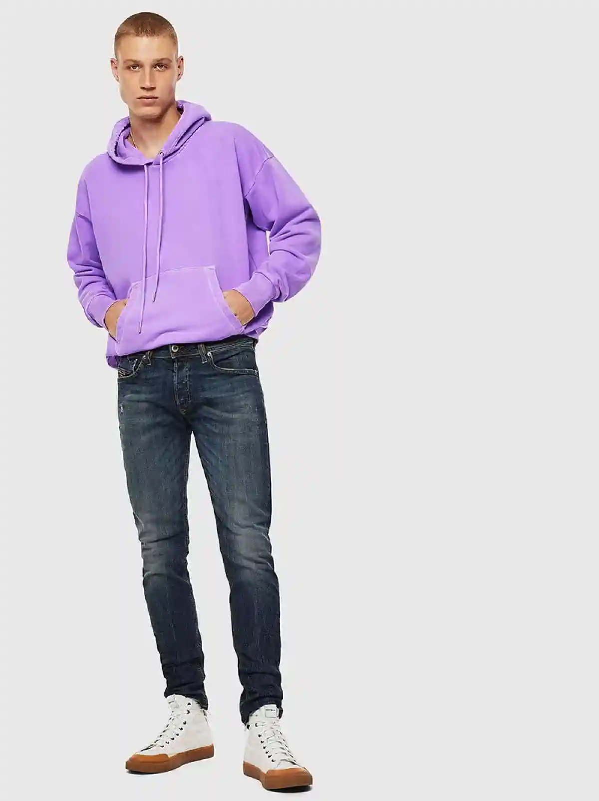 Blue Skinny Fit-Sleenker-Jeans