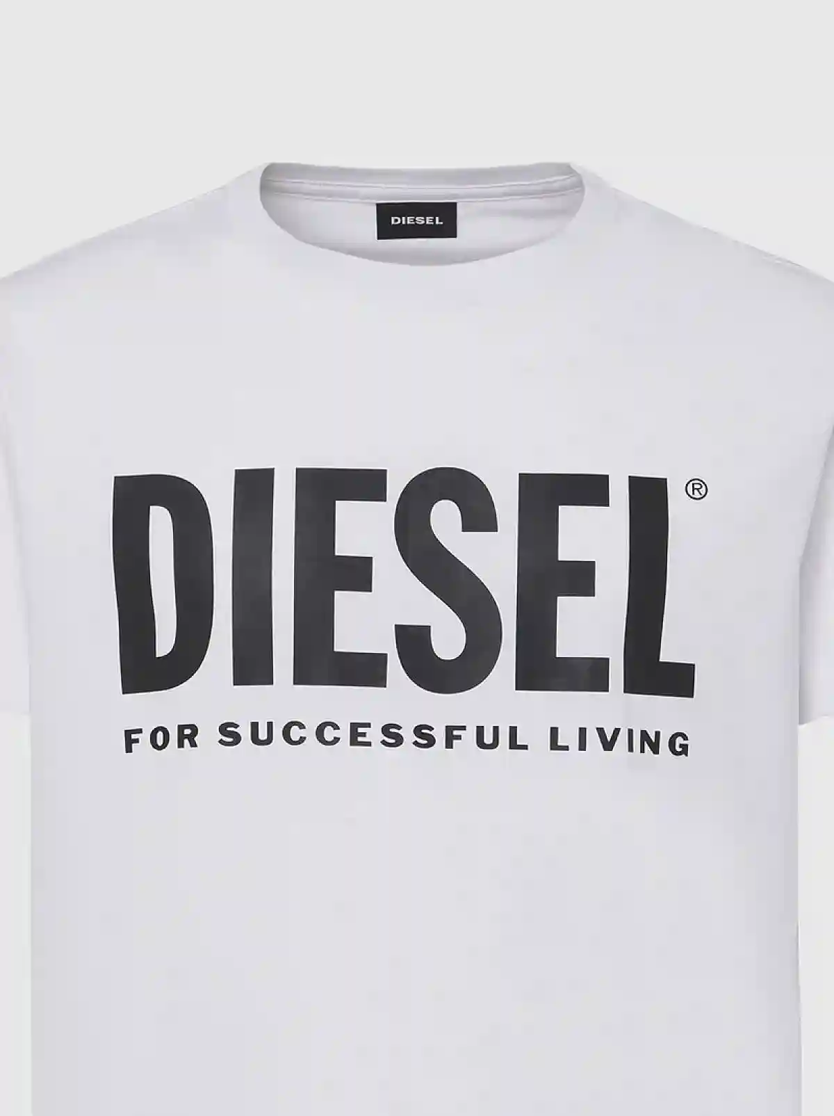 White Logo T-shirt in fine cotton jersey