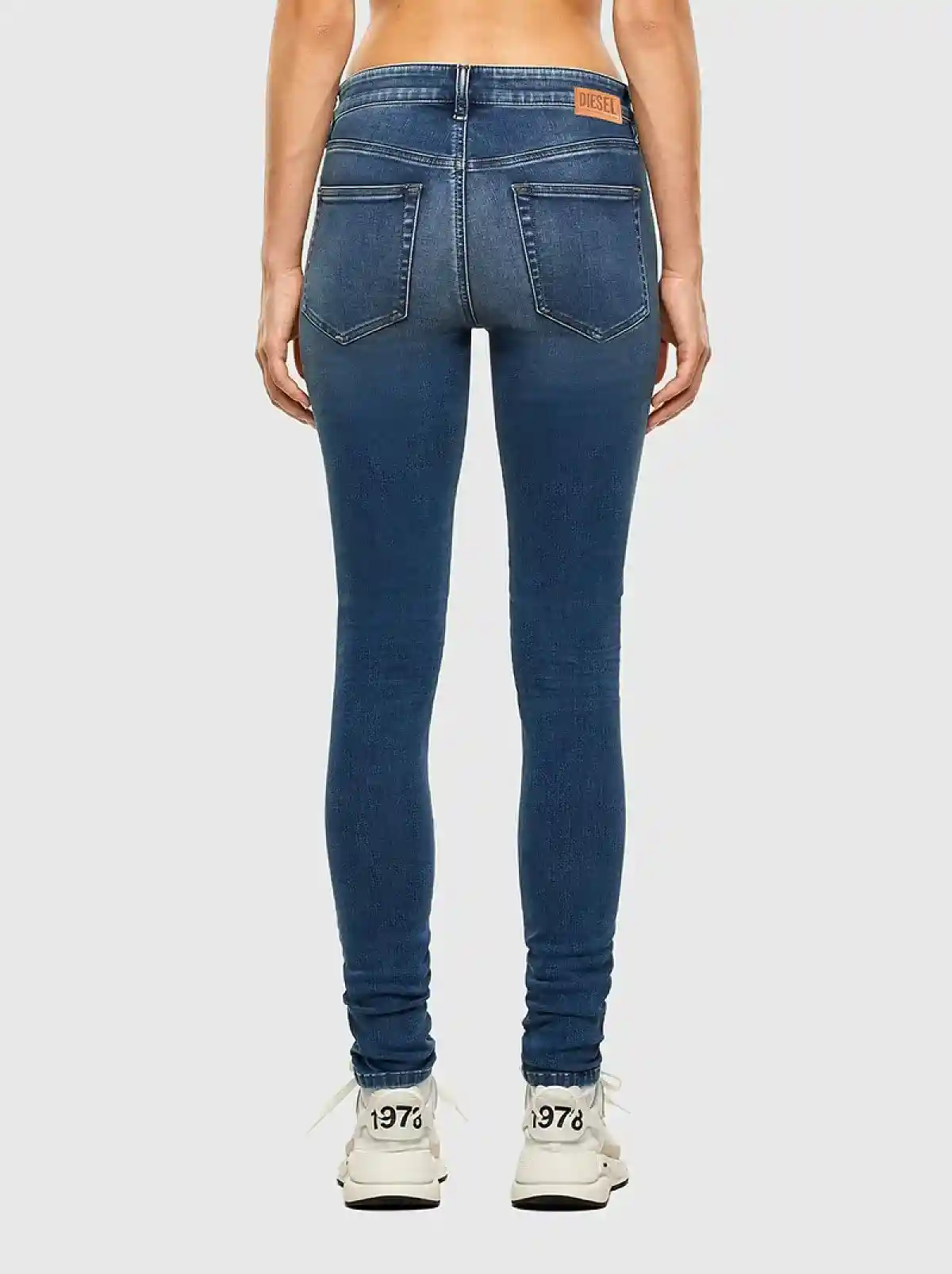 Blue Super skinny Jeans-Slandy