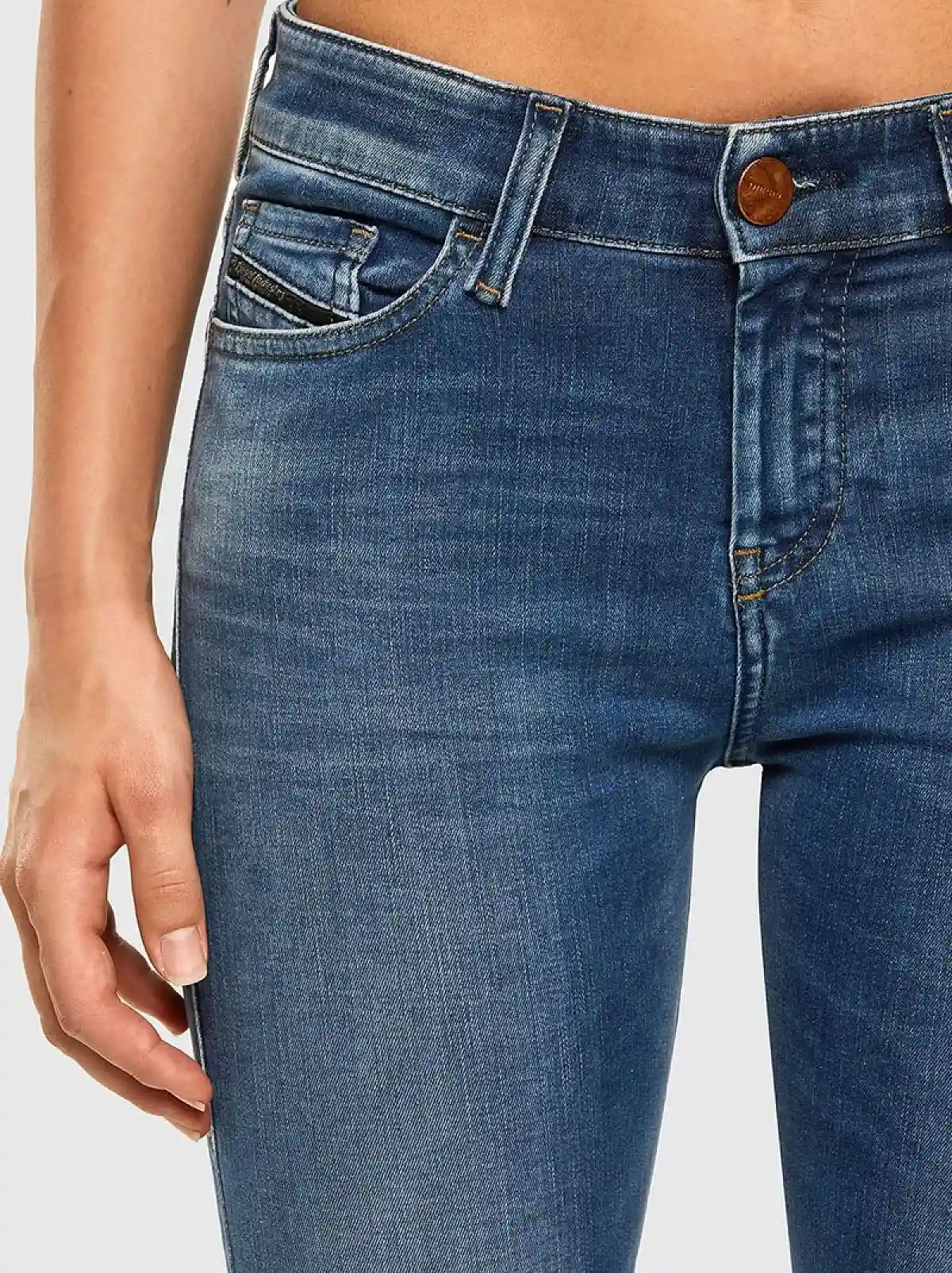 Blue Super skinny Jeans-Slandy