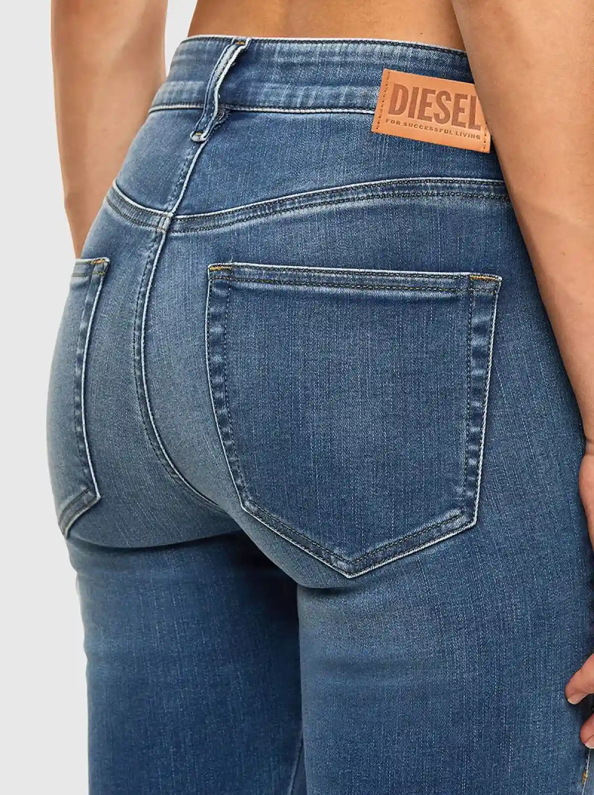 Blue Super skinny Jeans-Slandy