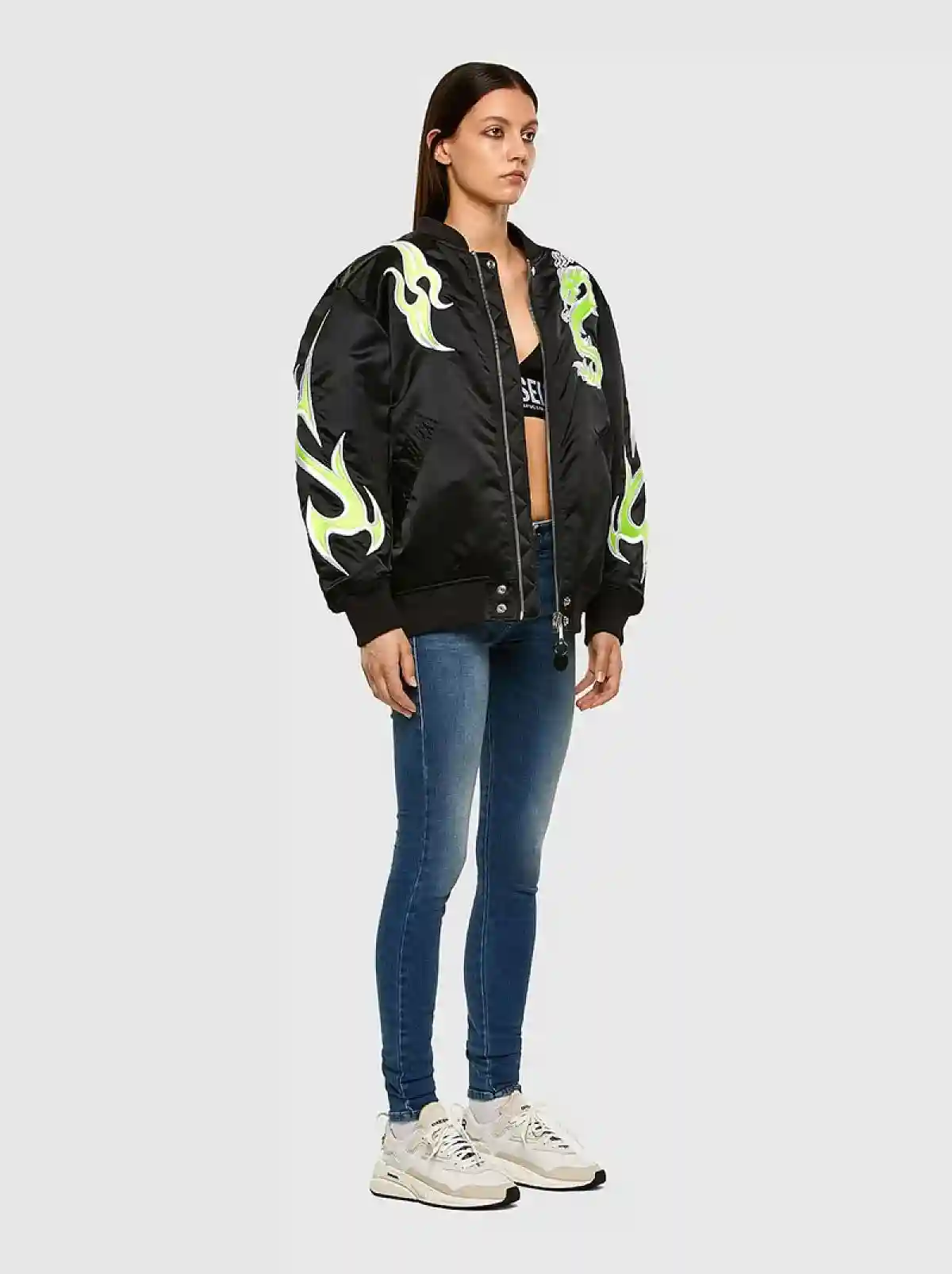 Blue Super skinny Jeans-Slandy