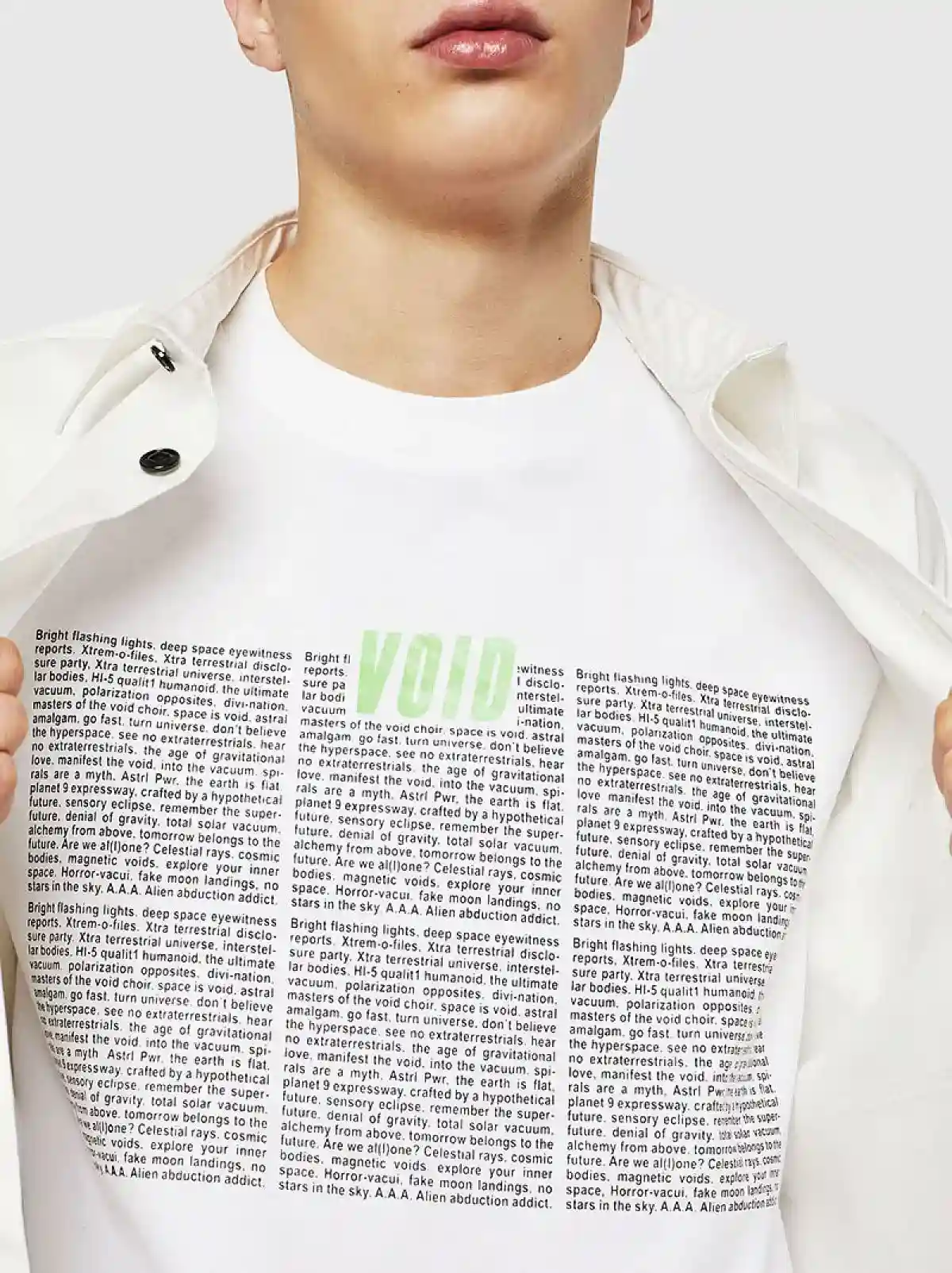 White Regular long-sleeve T-shirt with print