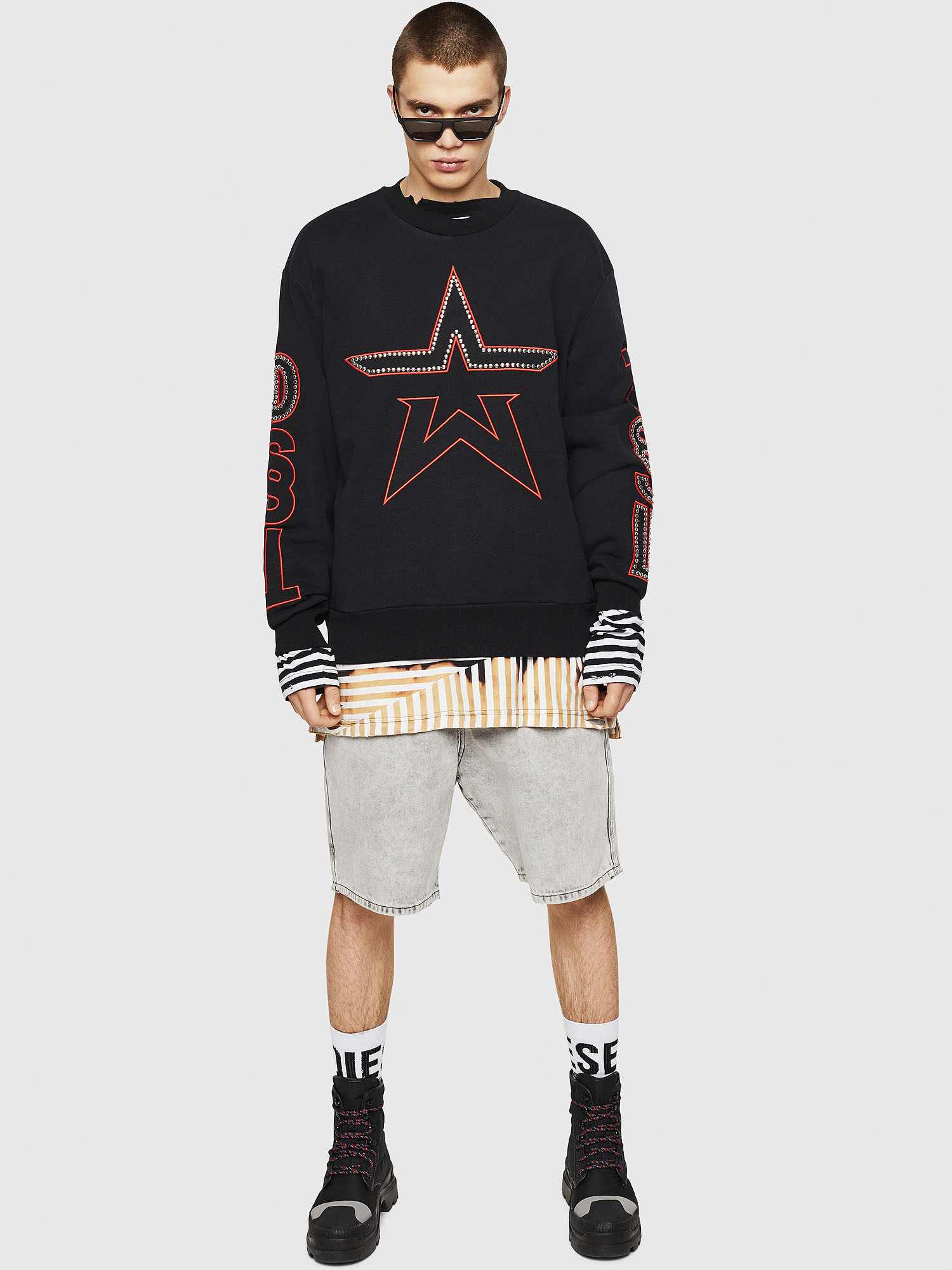 Diesel S-BAY-STUDS FELPA Sweater