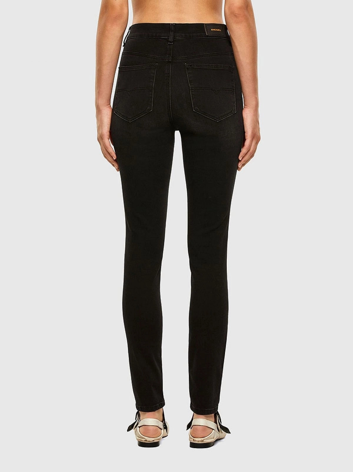 Black Super skinny Jeans-D-Roisin High