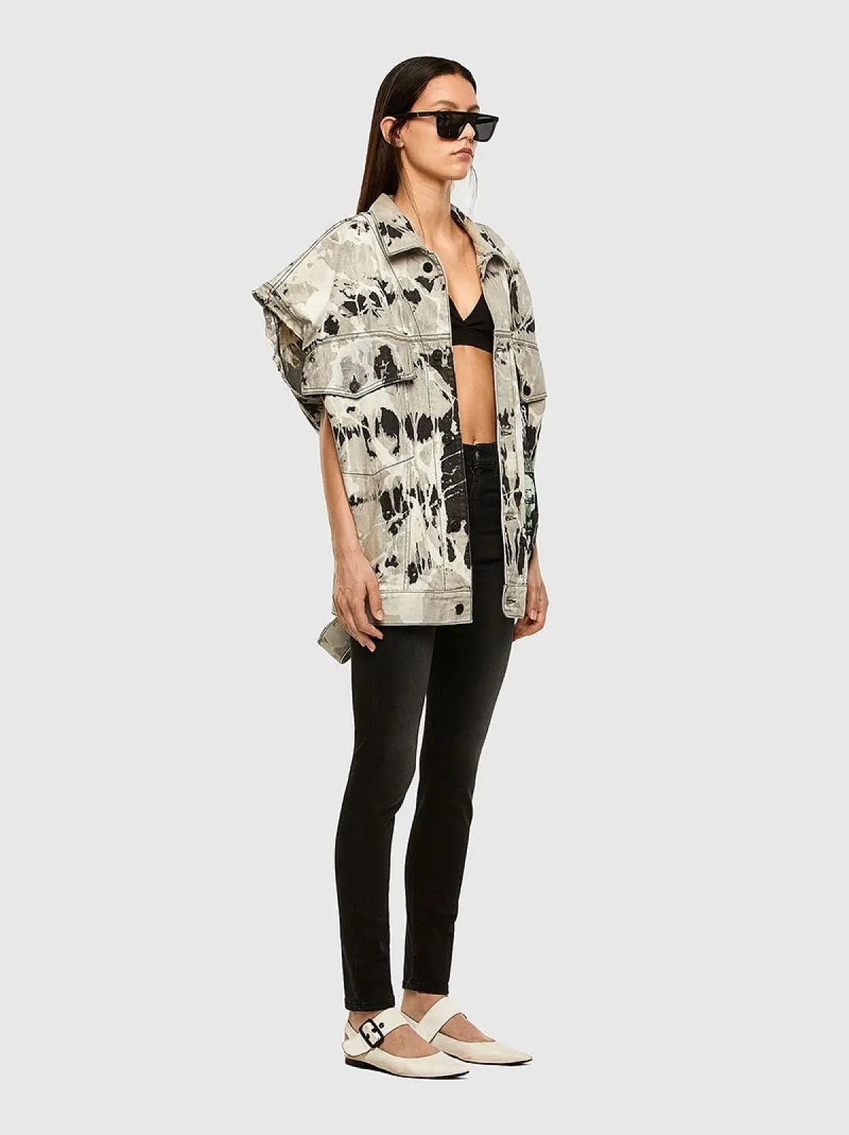 Black Super skinny Jeans-D-Roisin High