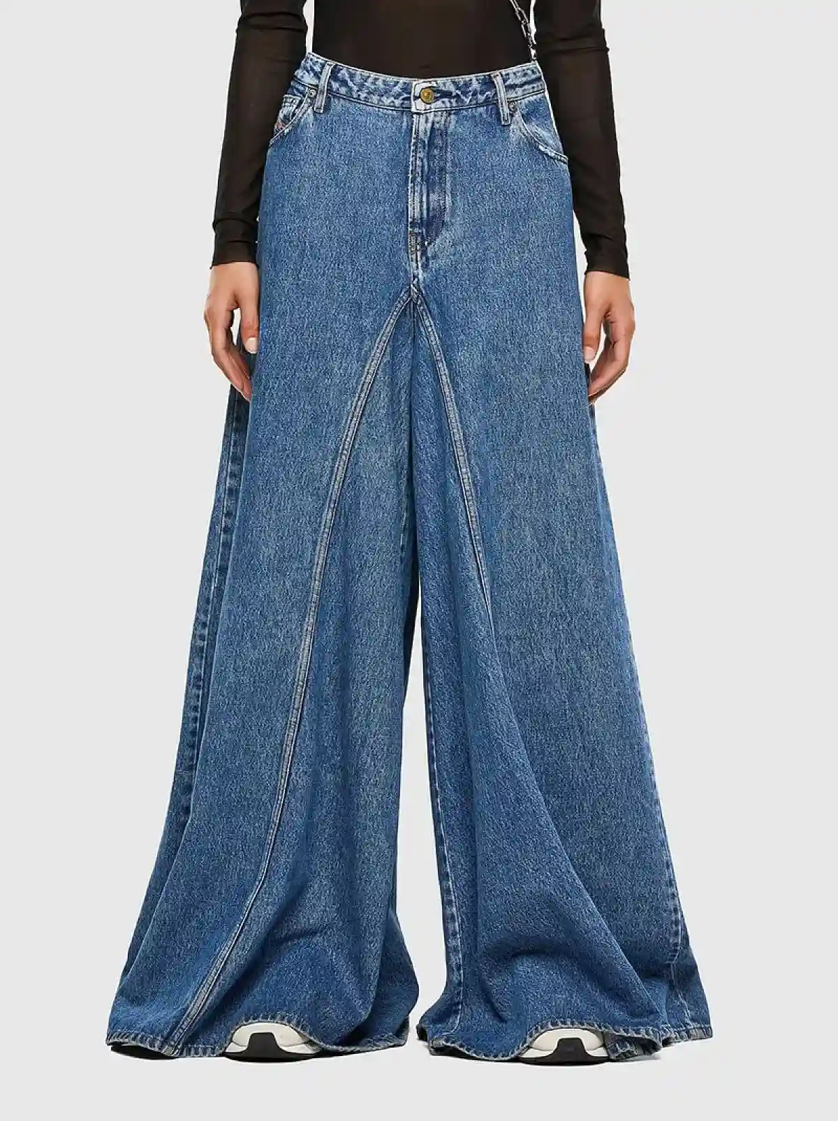Blue Bootcut and Flare Jeans-D-Spritzz