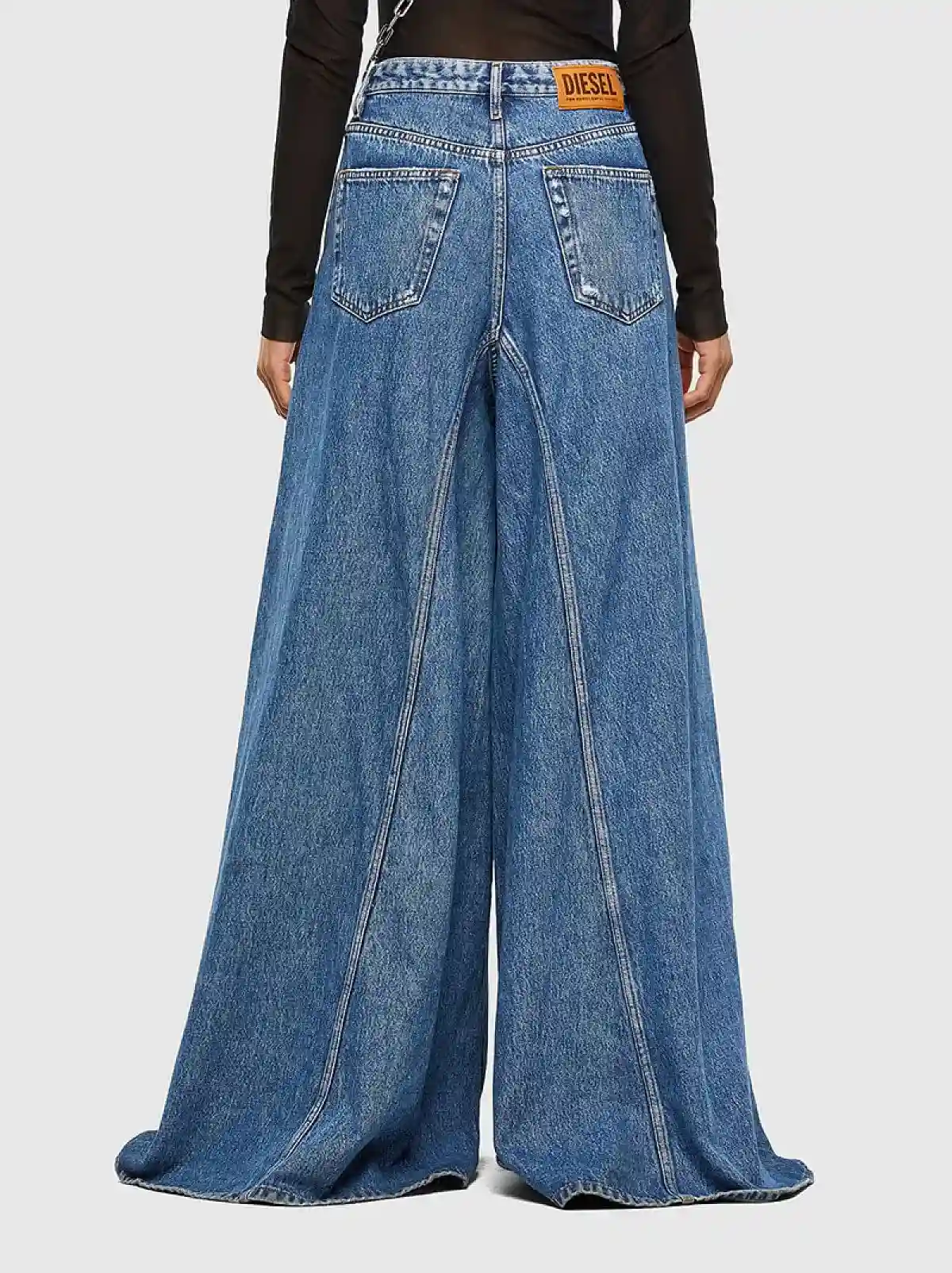 Blue Bootcut and Flare Jeans-D-Spritzz