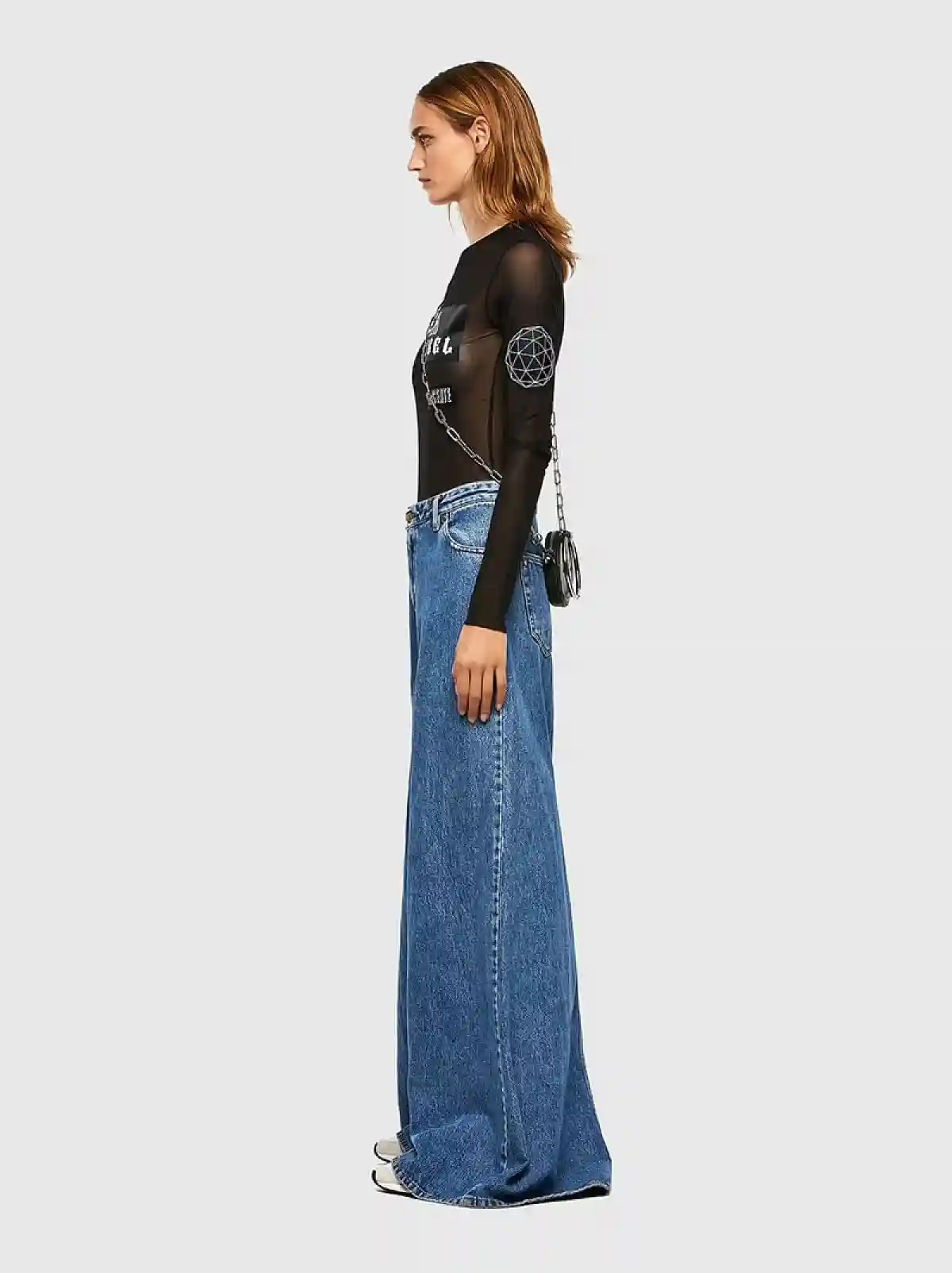 Blue Bootcut and Flare Jeans-D-Spritzz