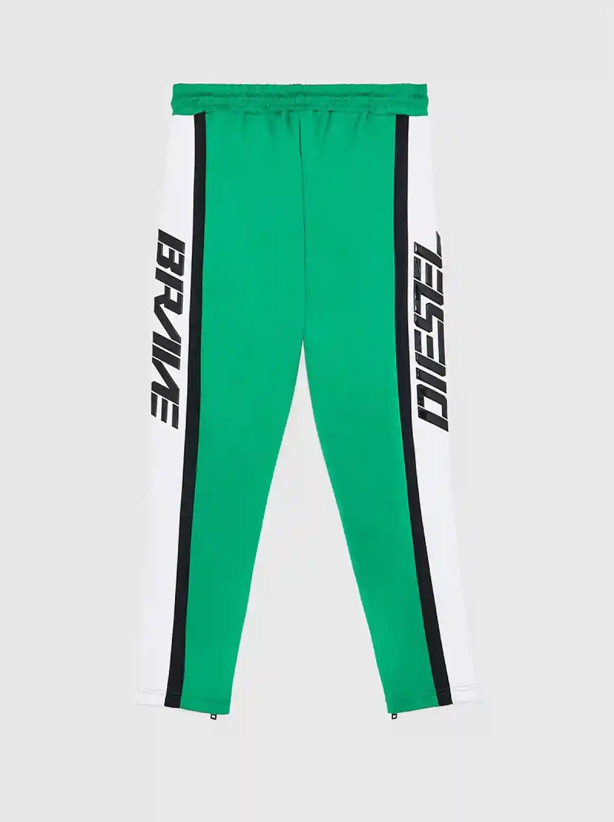 Green Drop-crotch sweatpants with logo bands