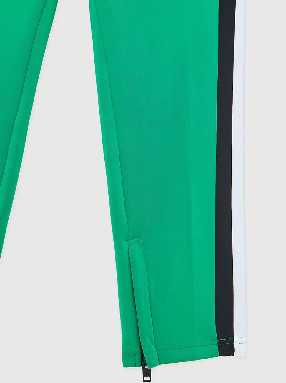 Green Drop-crotch sweatpants with logo bands