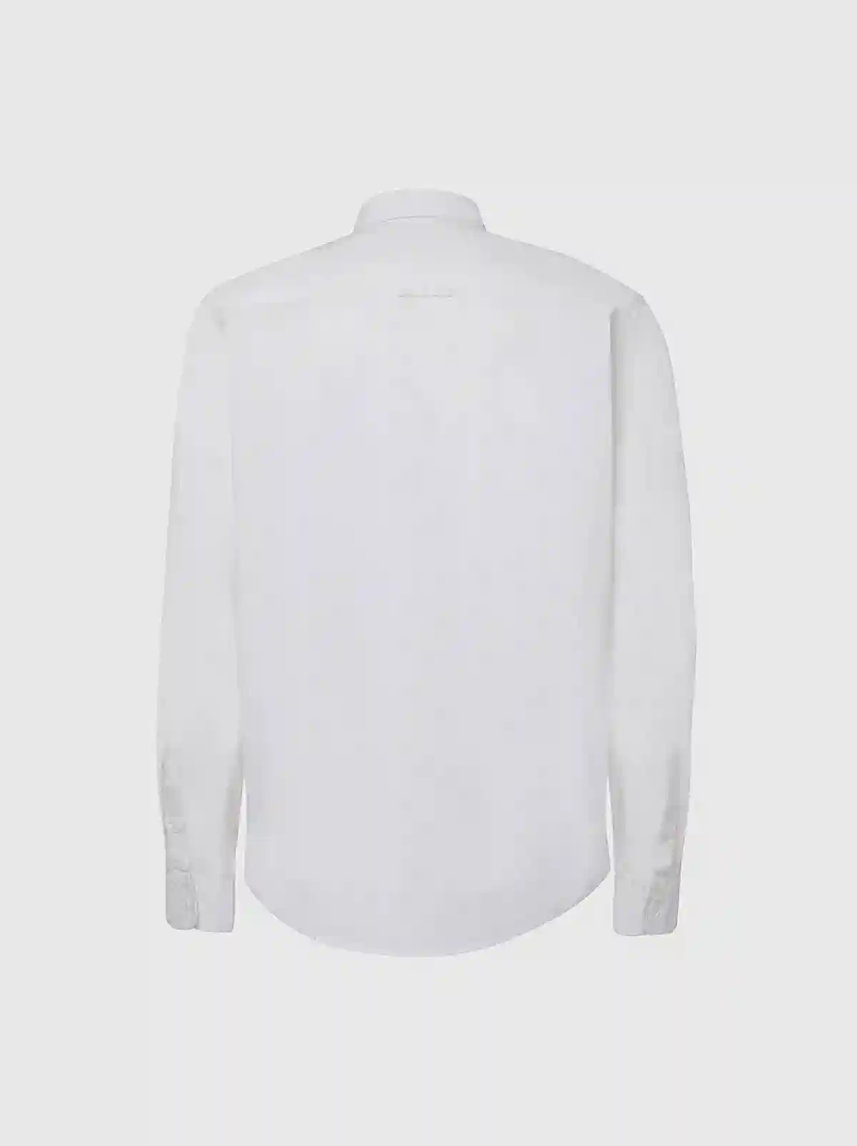 White Poplin shirt with logo embroidery