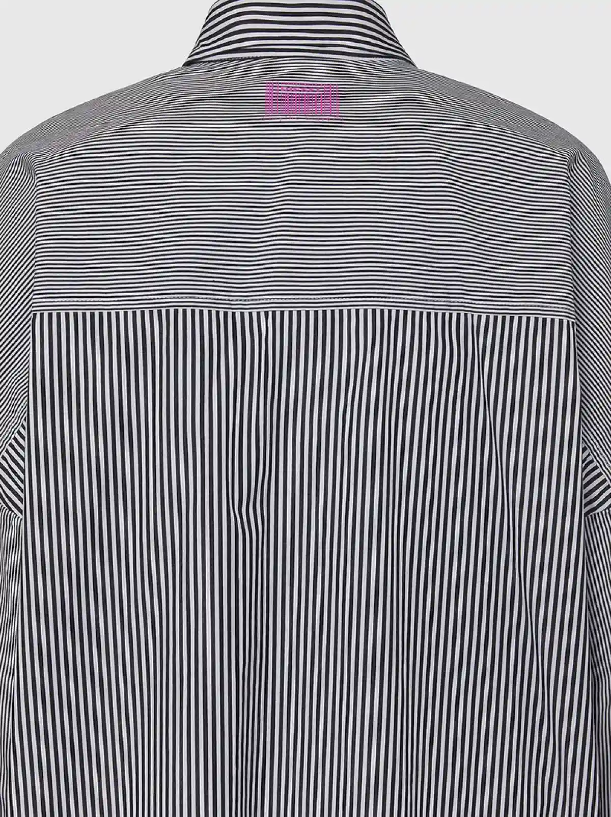 Multicolor Striped shirt with print