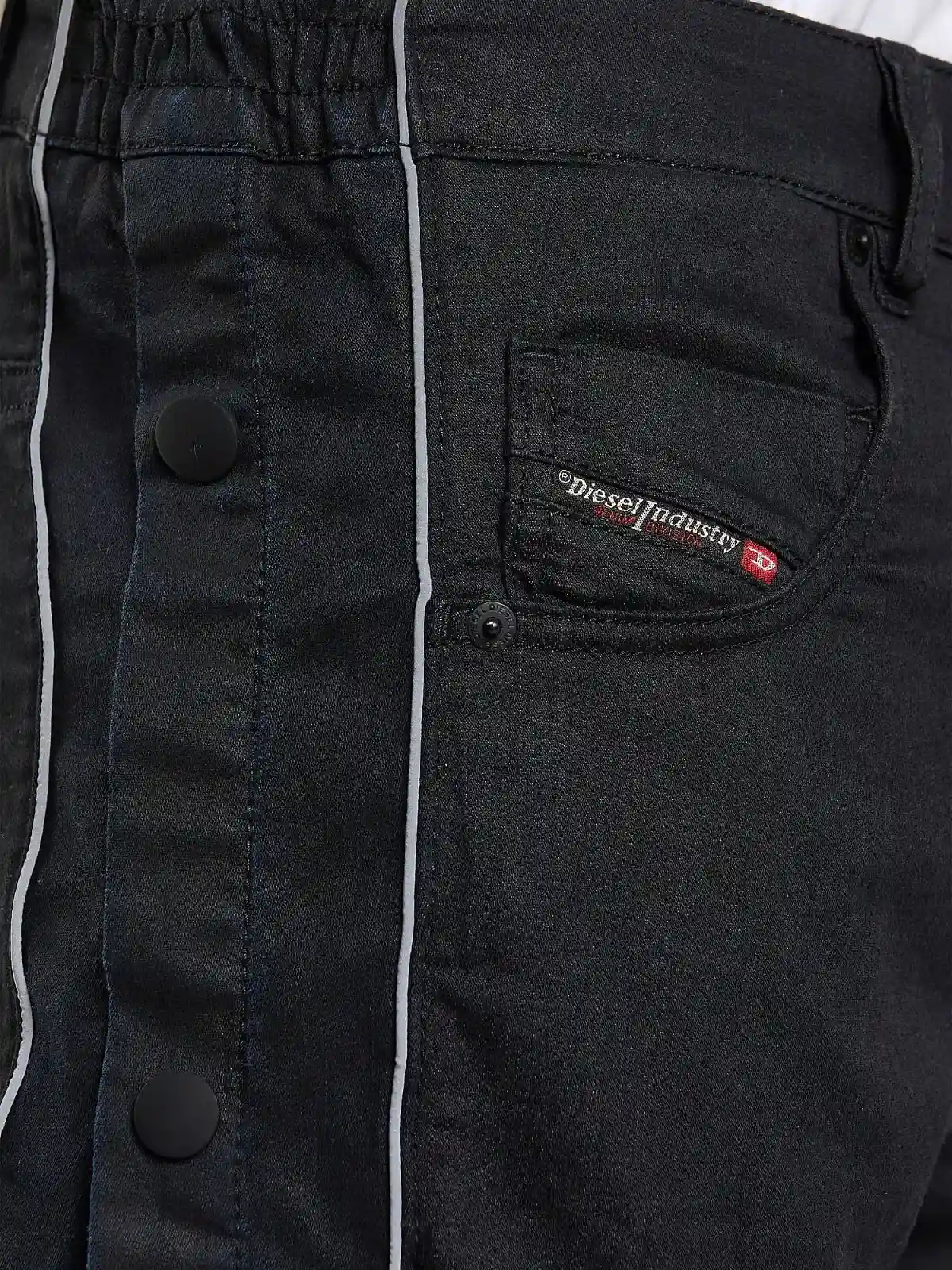 Black Krooley-X Tapered fit Men Black Joggjeansâ®