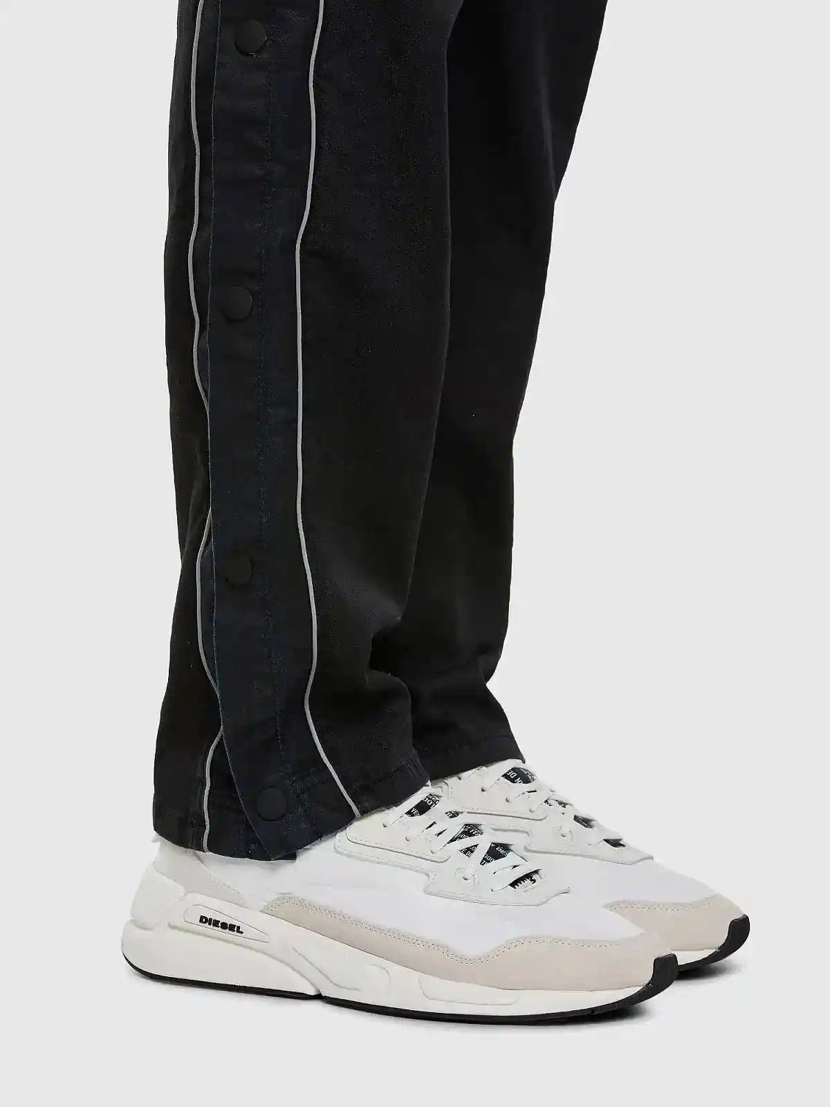 Black Krooley-X Tapered fit Men Black Joggjeansâ®