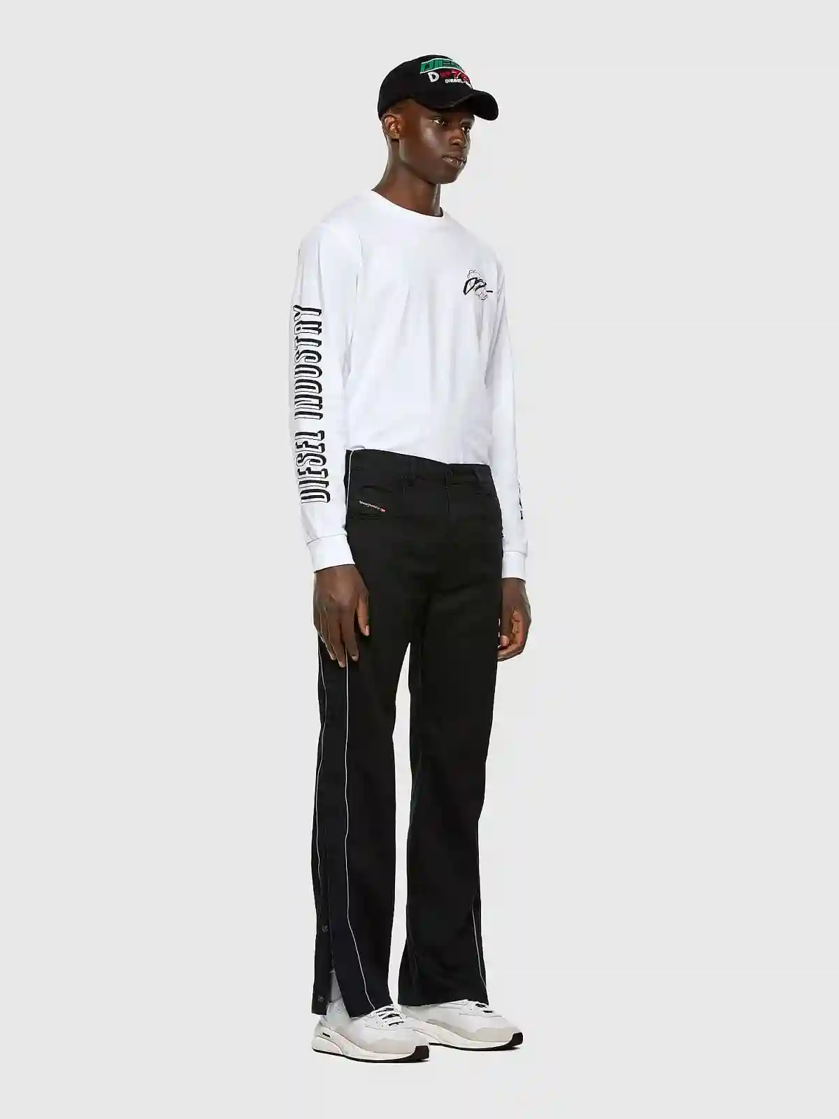 Black Krooley-X Tapered fit Men Black Joggjeansâ®