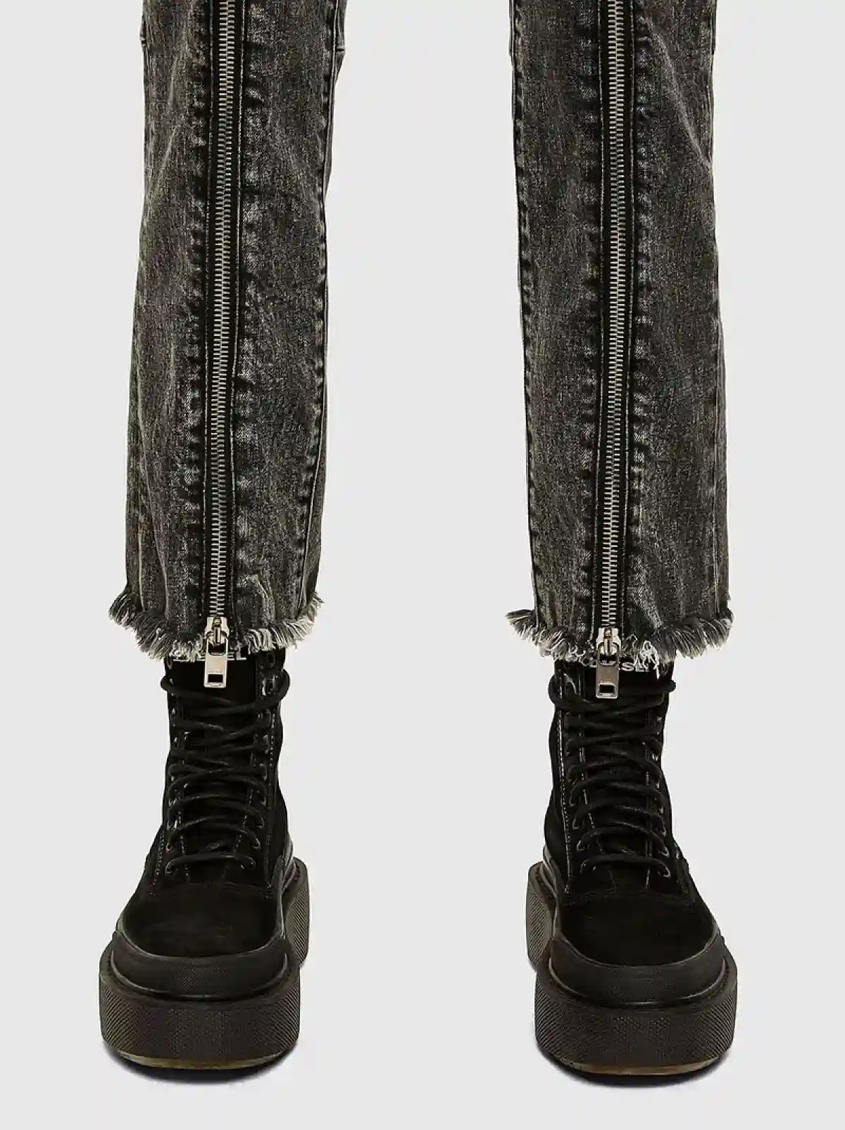 Black Bootcut and Flare Fit Jeans-D-Earlie