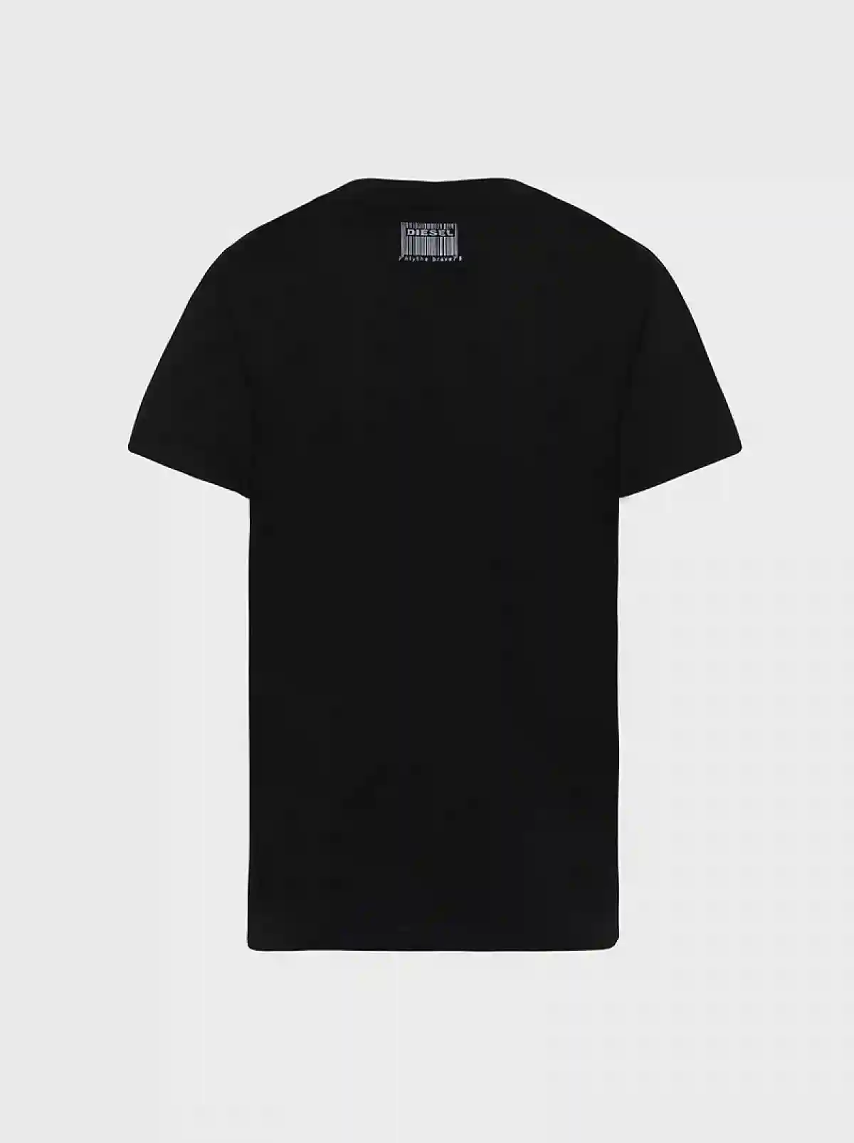 Black Cotton T-shirt with studded heart