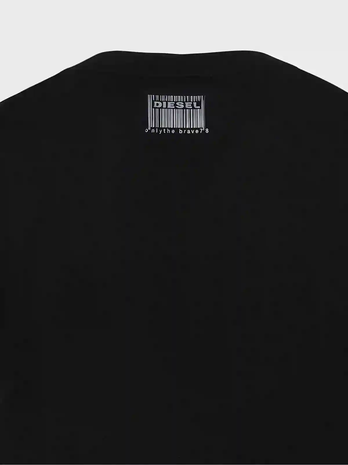 Black Cotton T-shirt with studded heart