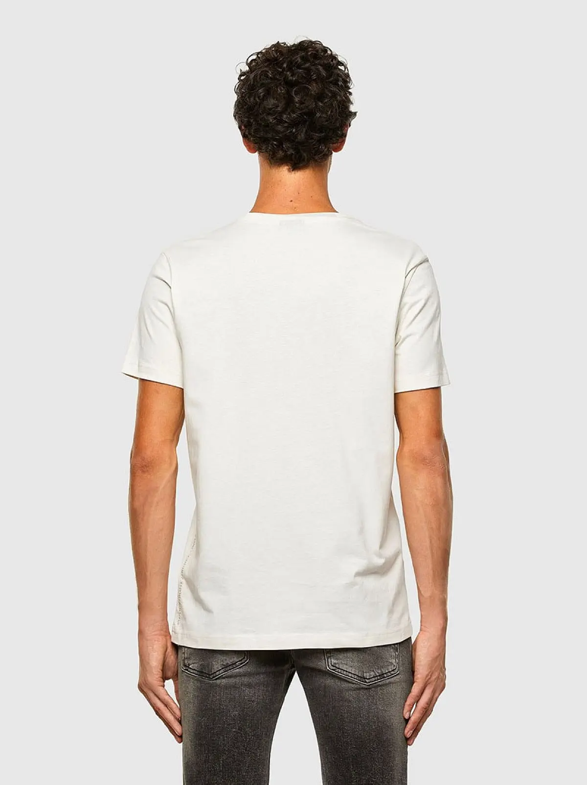 White T-shirt with Weird As Hell embroidery