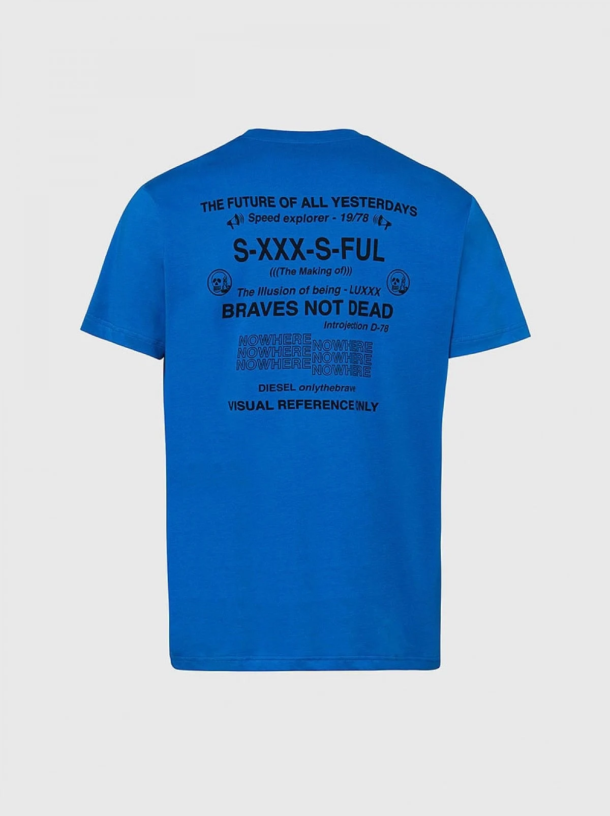 Blue T-shirt with print
