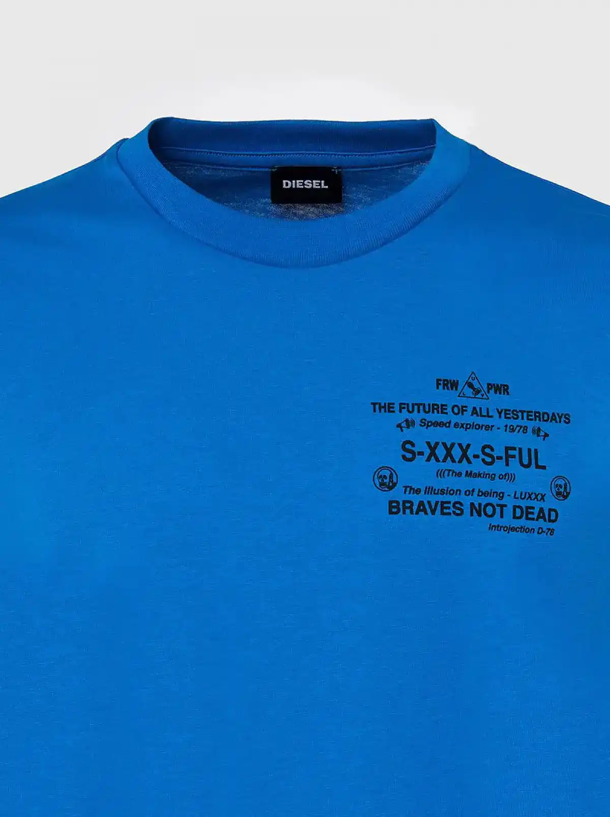 Blue T-shirt with print